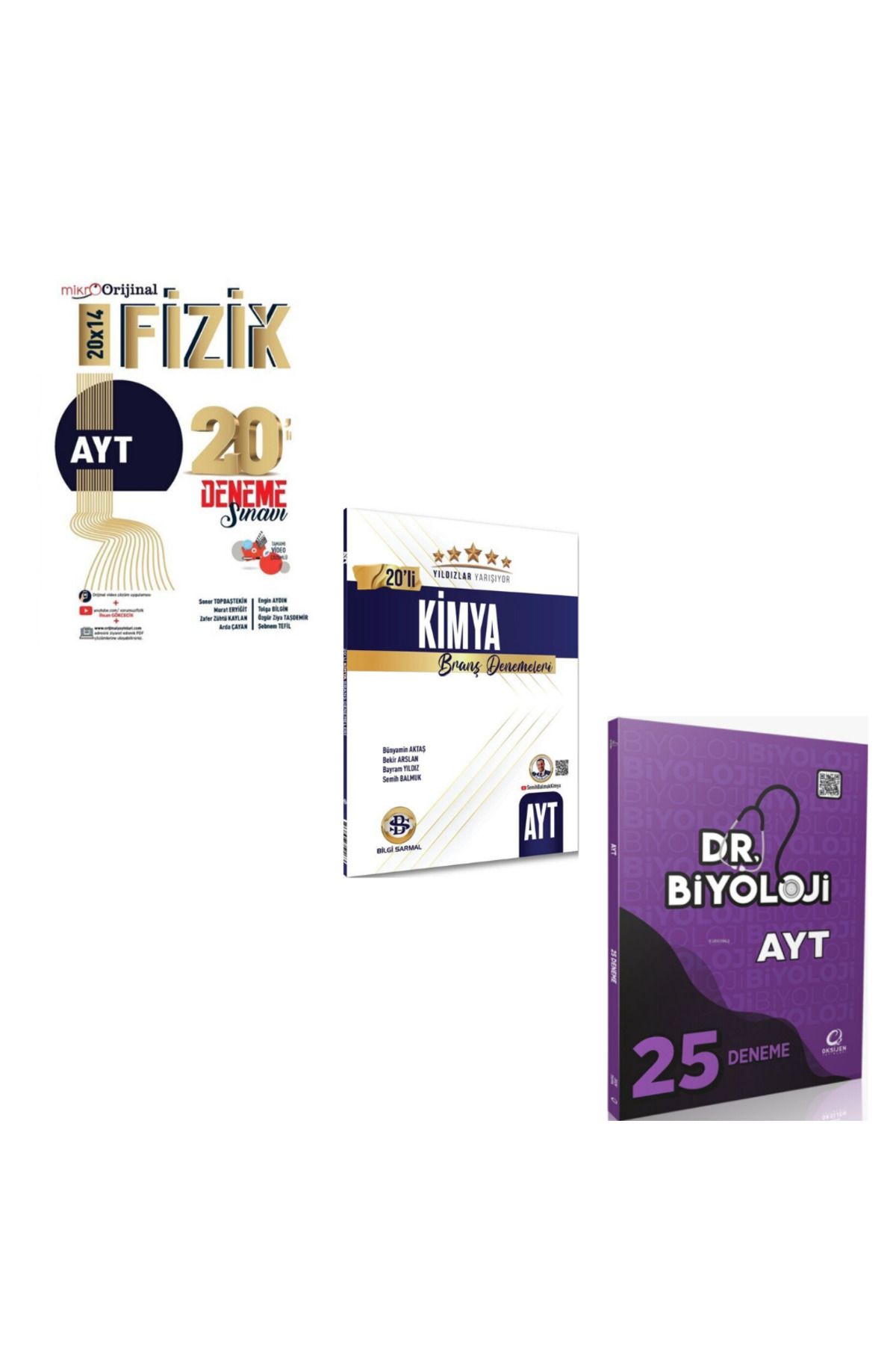 Orijinal Yayınları Orijinal Mikro AYT Fizik Bilgi Sarmal Yıldızlar Kimya ve Dr Biyoloji Biyopsi Deneme