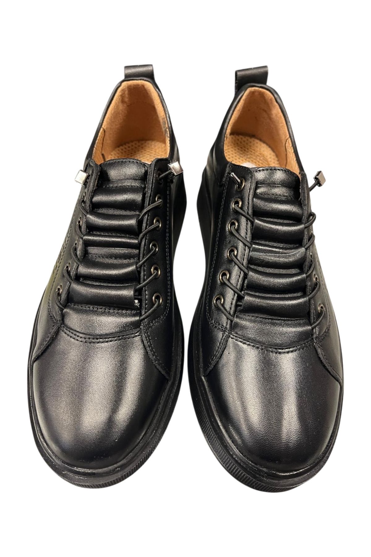 Flies Siyah Lastikli Sneakers Erkek Ayakkabı