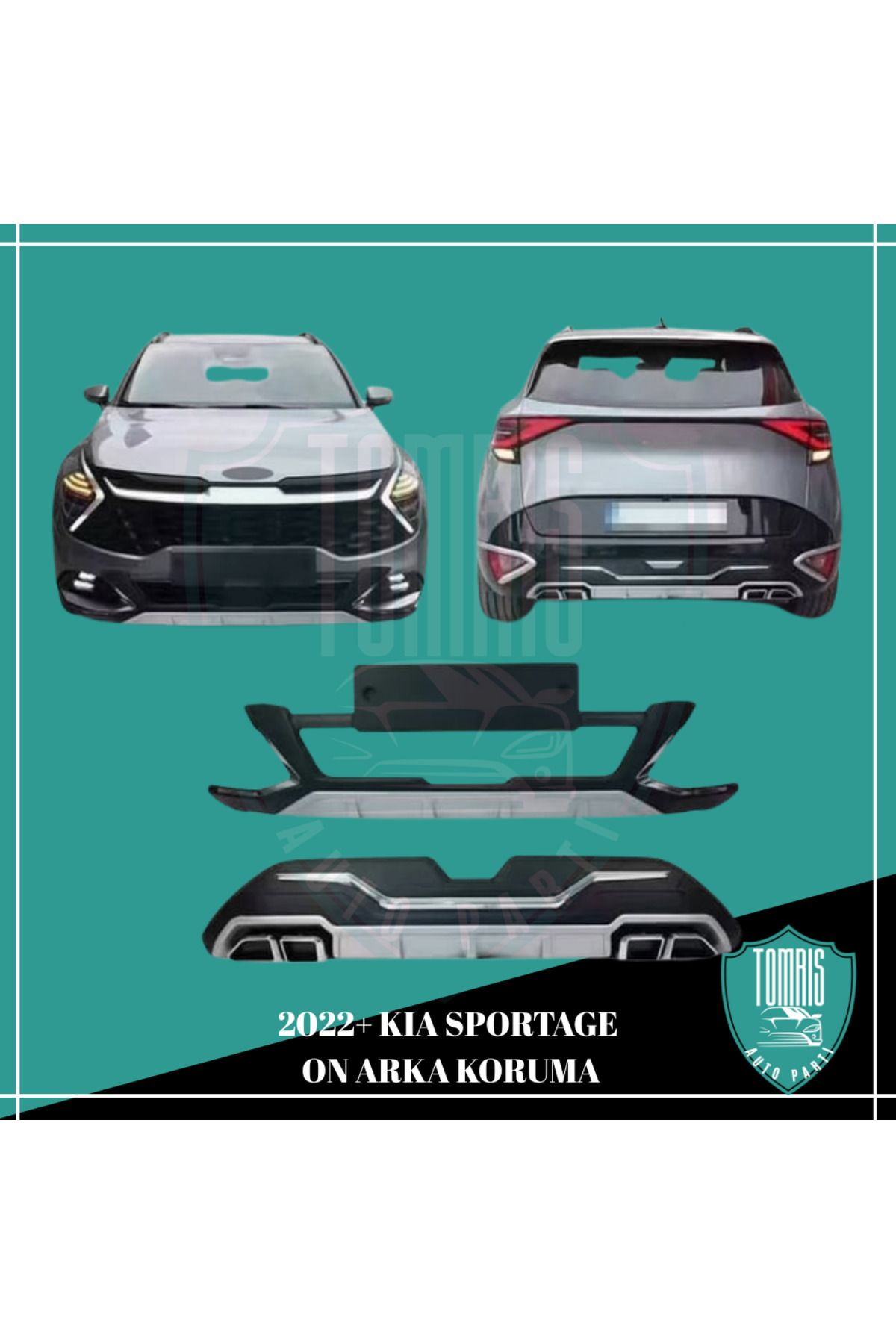 Tomris Auto Party 2022+ KIA SPORTAGE ON ARKA KORUMA