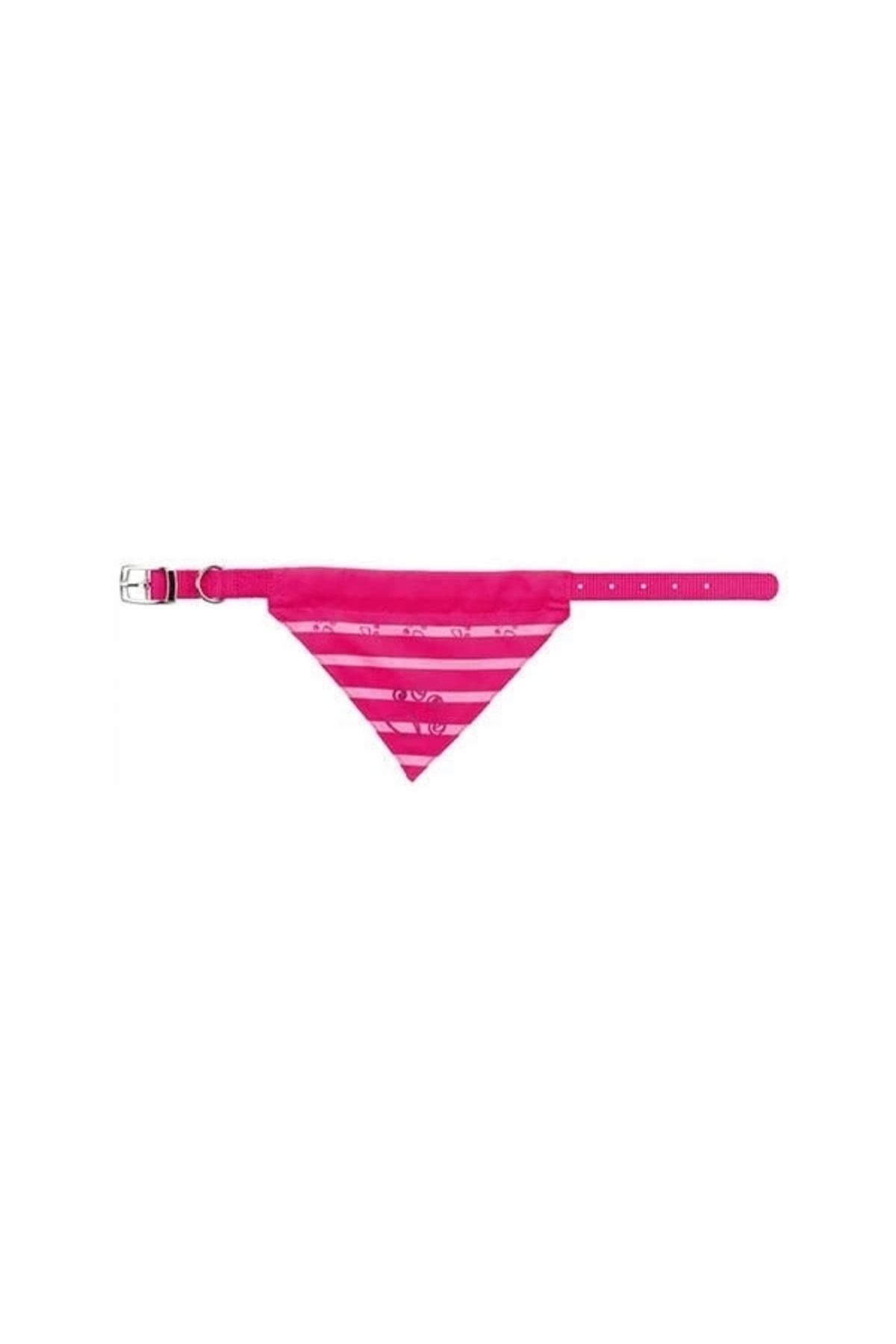 ShopNova Trixie Köpek Bandana Tasma Fuşya Medium 20 Mm 30-38 Cm