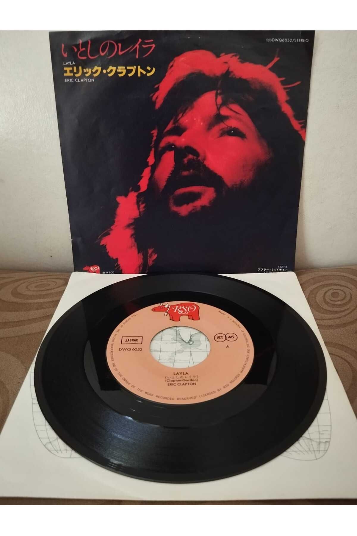 Plakperest Eric Clapton – Layla / After Midnight - 1978 Japonya Basım 45lik Plak-2.el