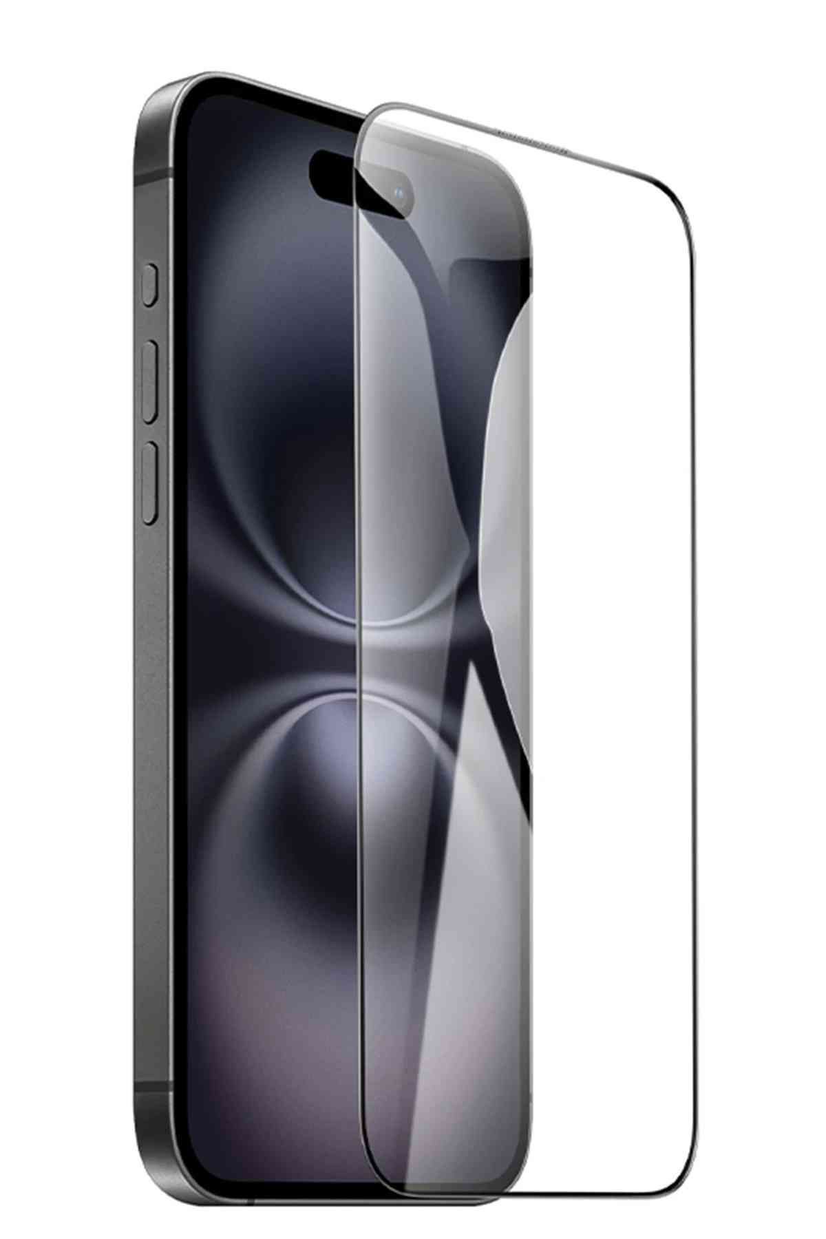Hoco iPhone 15 Pro Max Uyumlu Hoco Bear Shield HD Cam Ekran Koruyucu