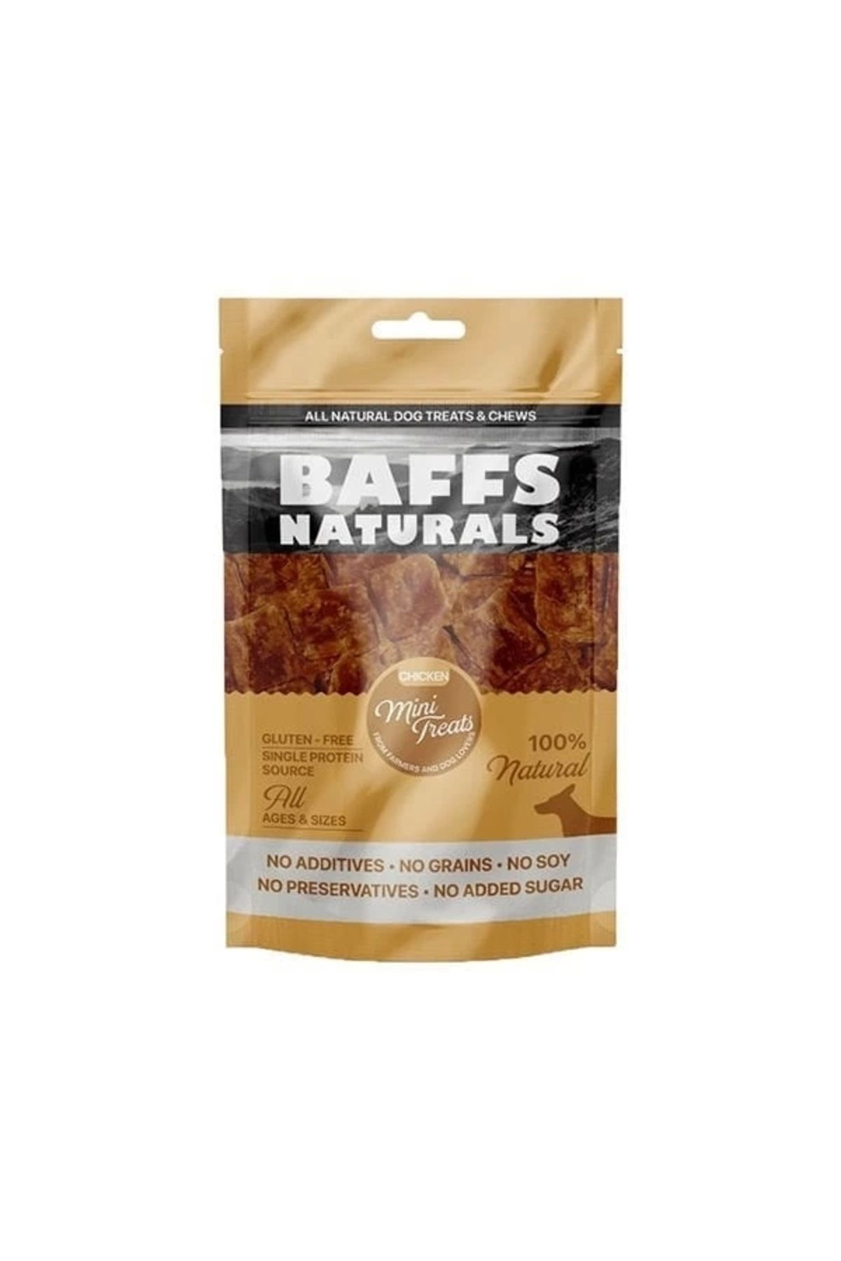 ShopNova Baffs Naturals Tavuk Mini Ödül Köpek Ödül Maması 100 Gr