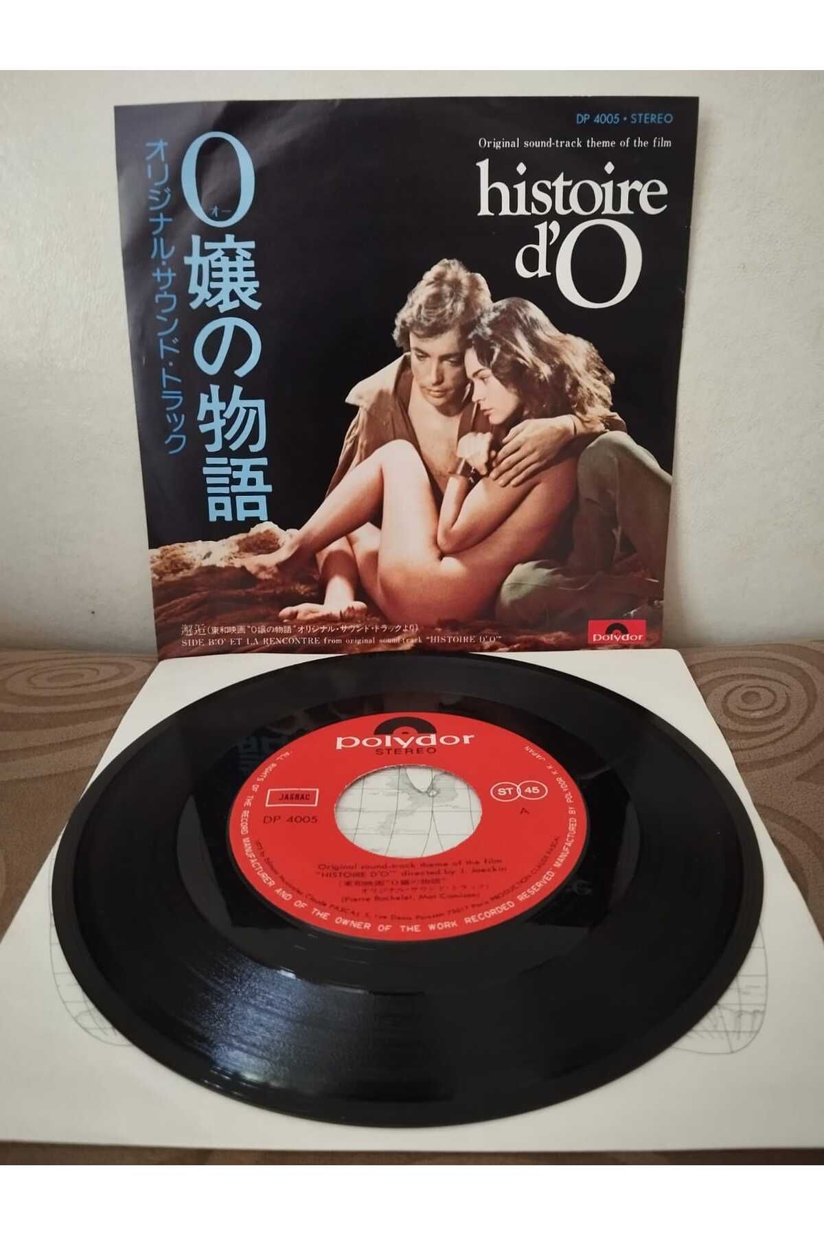 Plakperest Pierre Bachelet – Histoire D’O - 1976 Japonya Basım 45lik Plak-2.EL