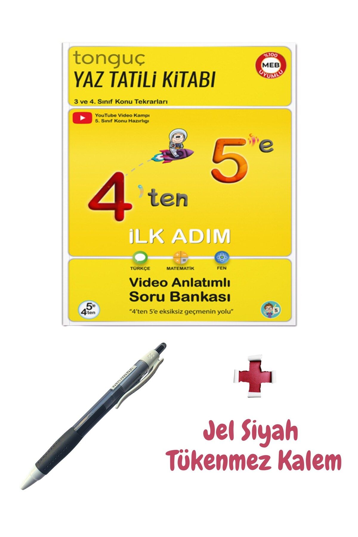 Tonguç Yayınları 4'ten 5'e Hazırlık Kitabı - Tükenmez Kalem - Tonguç Yayınları