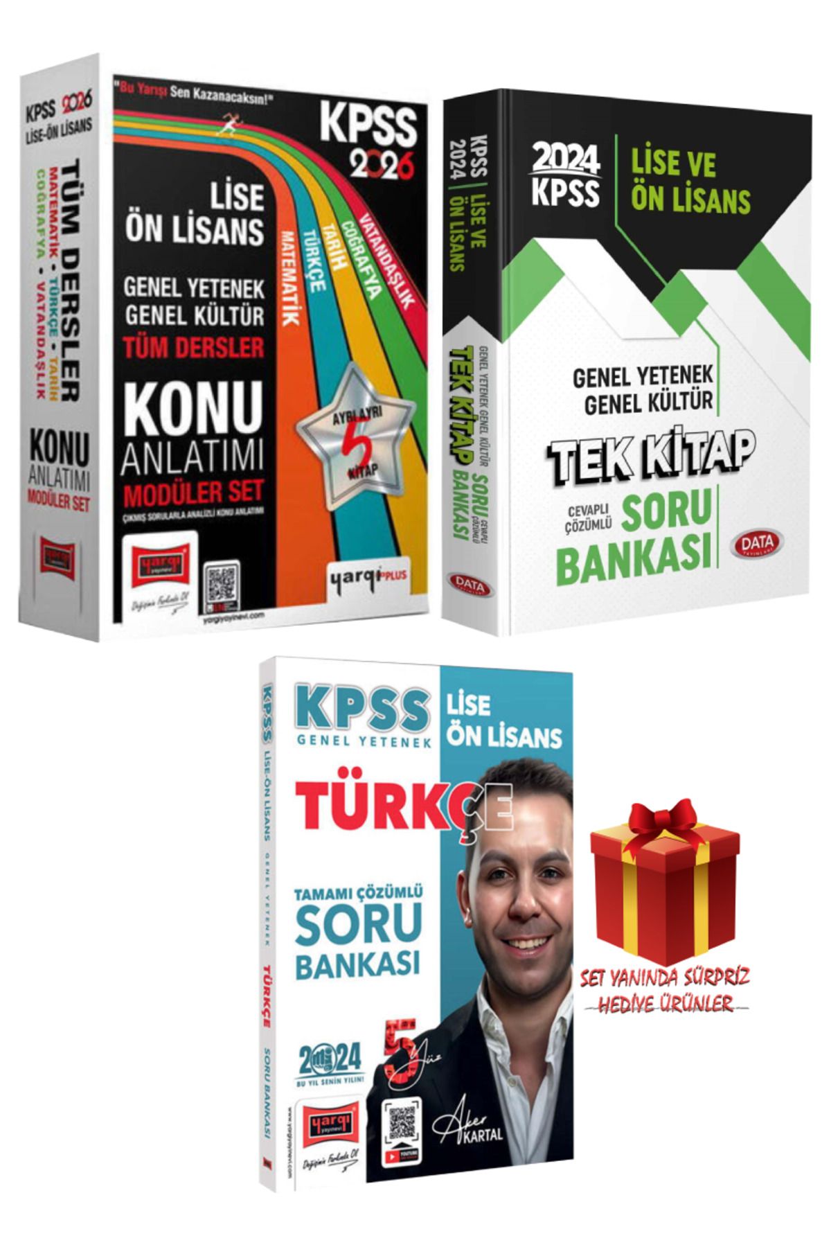 Yargı Yayınları 2026 KPSS Lise Ön Lisans GYGK Tüm Dersler Konu Anlatımı Modüler Set+ Tek Kitap Soru Bankası+Türkçe