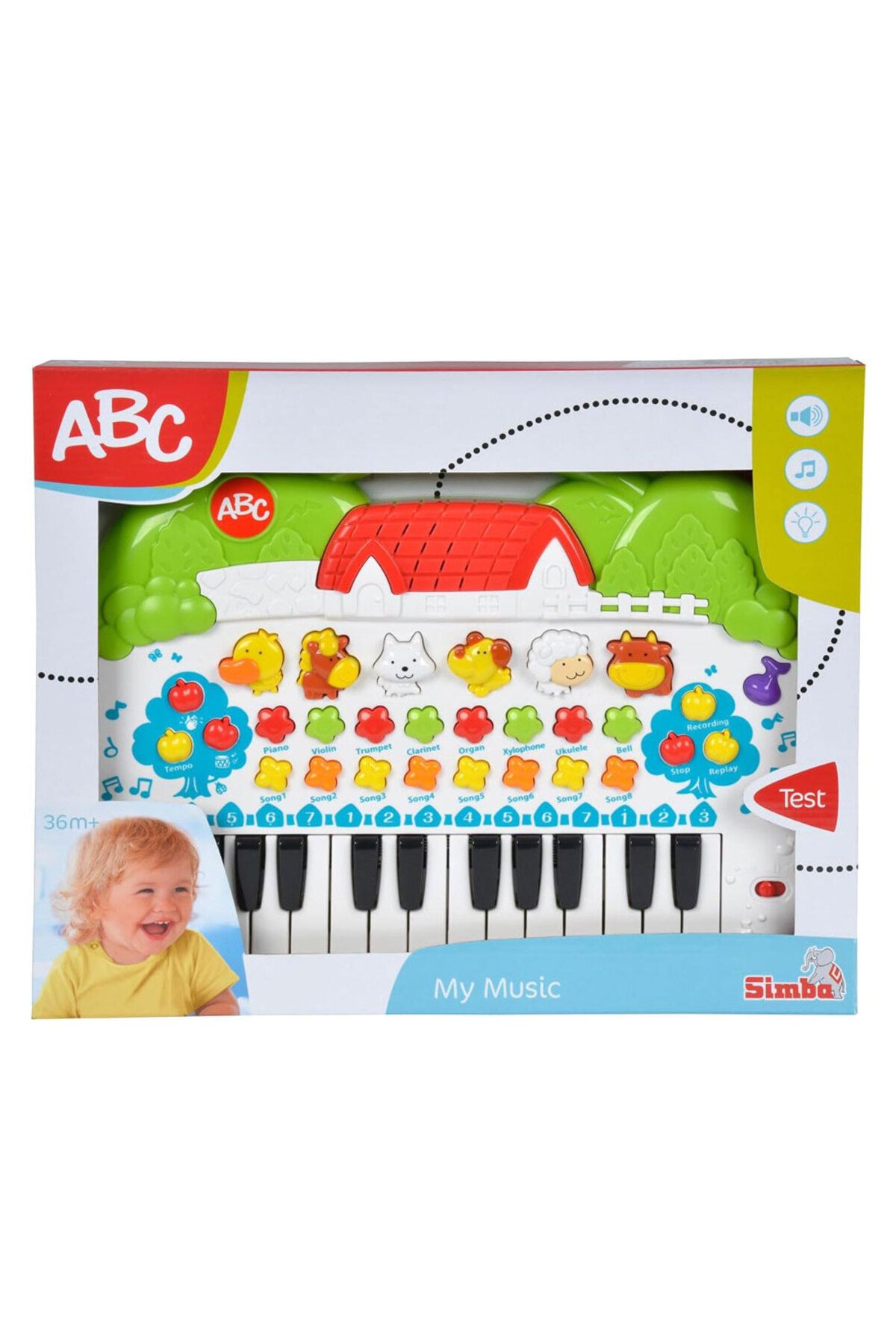 Simba ABC Hayvan Klavyesi 104018188