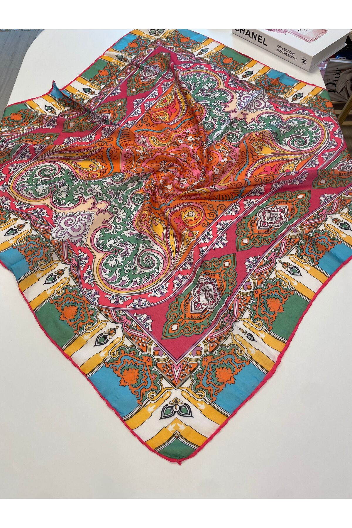 MENESSA Pamuk Soft Etro Eşarp