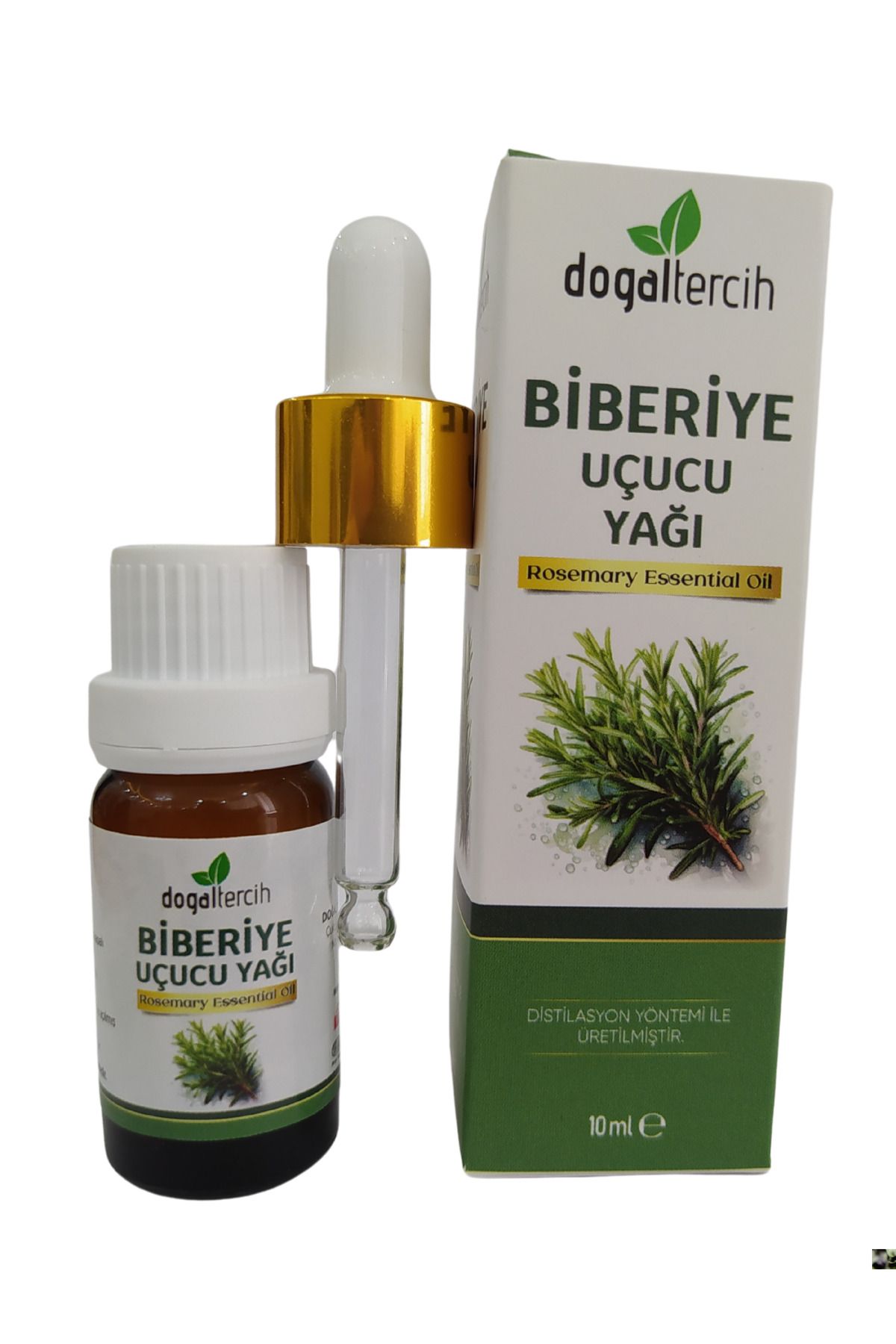 Doğal Tercih Biberiye Uçucu Yağı 10 ml Katkısız %100 Saf Ve Doğal (Rosemary Oil)