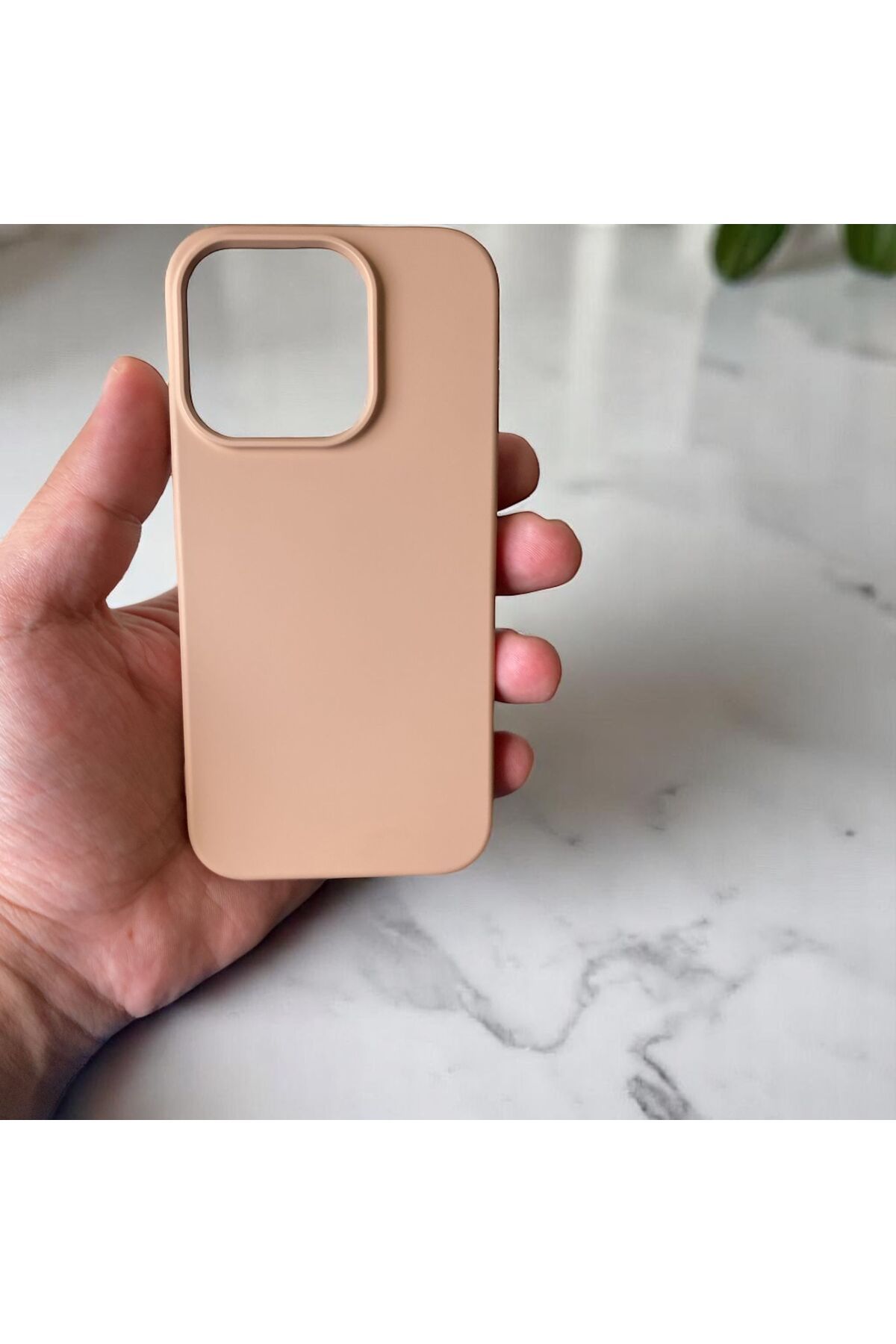 Digimanya Iphone 15 Pro Uyumlu Kılıf Lansman Silikon ve Esnek Rose