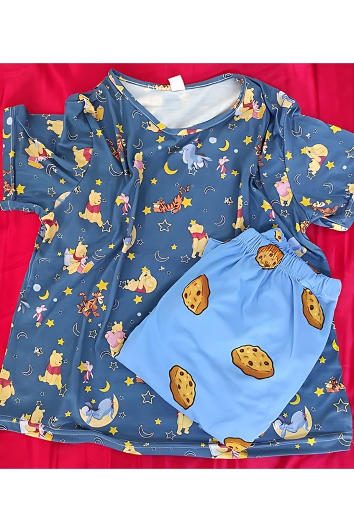 PEMBİŞ HOMEWEAR TSHORT VE PİJAMA UZUN Kod ZEK10