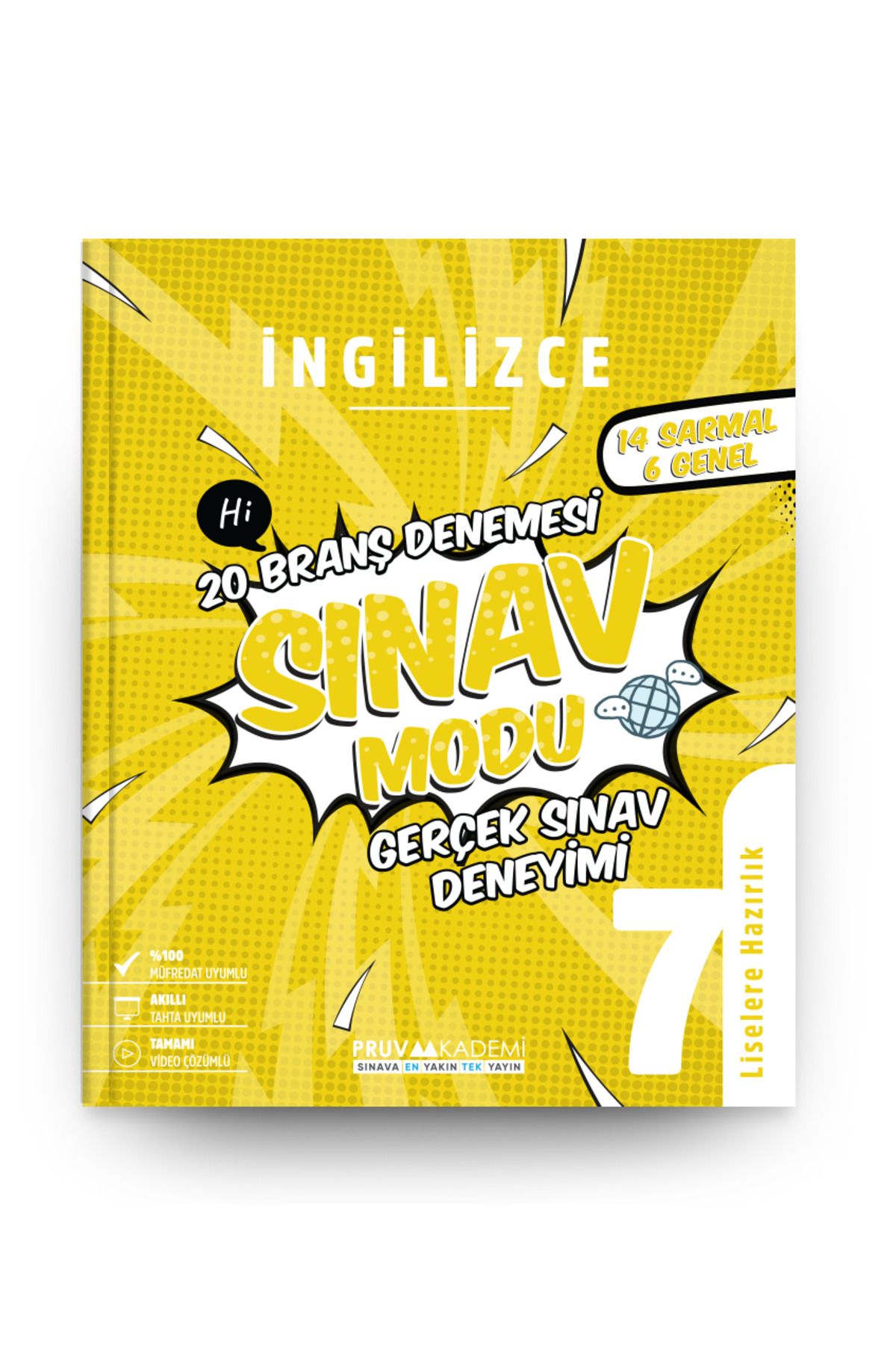 Pruva Akademi 2025 7.SINIF İNGİLİZCE SINAV MODU 20 BRANŞ DENEMESİ GERÇEK SINAV DENEYİMİ VİDEO ÇÖZÜMLÜ
