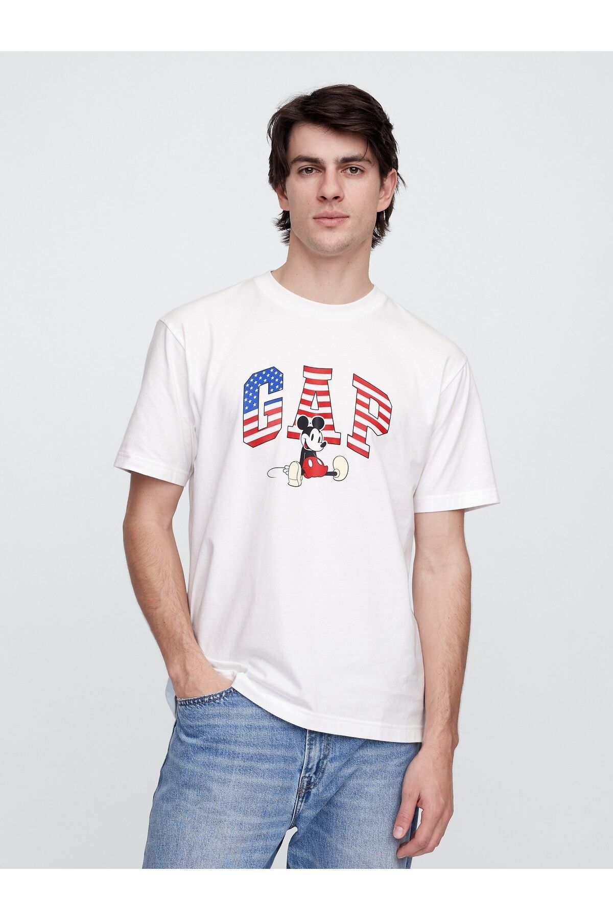 GAP Erkek Beyaz V-Dis American