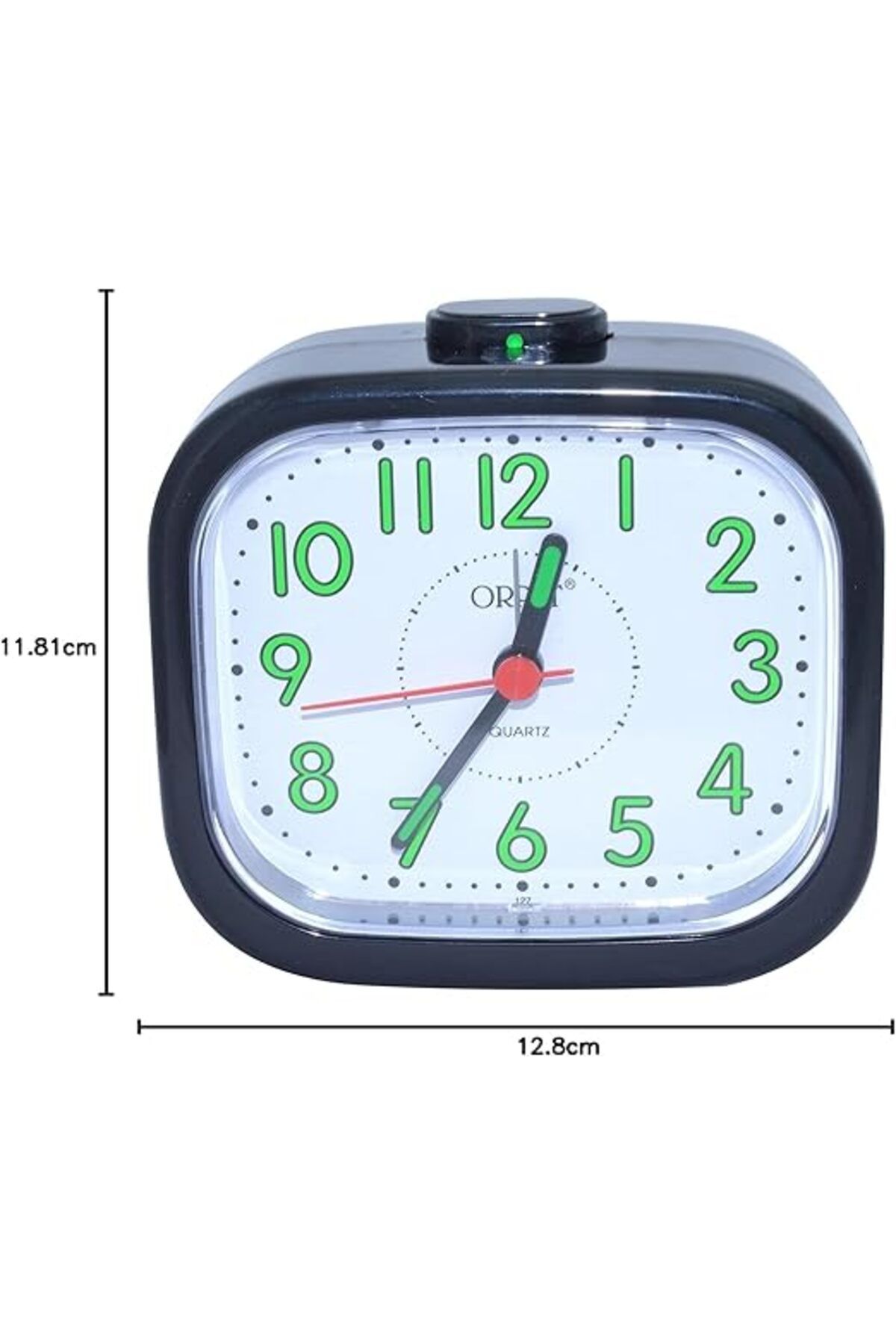 ajanta-Orpat Compact Beep Alarm Clock – Black – Loud Alarm – Analog Dial – Ideal for Home & Travel 2