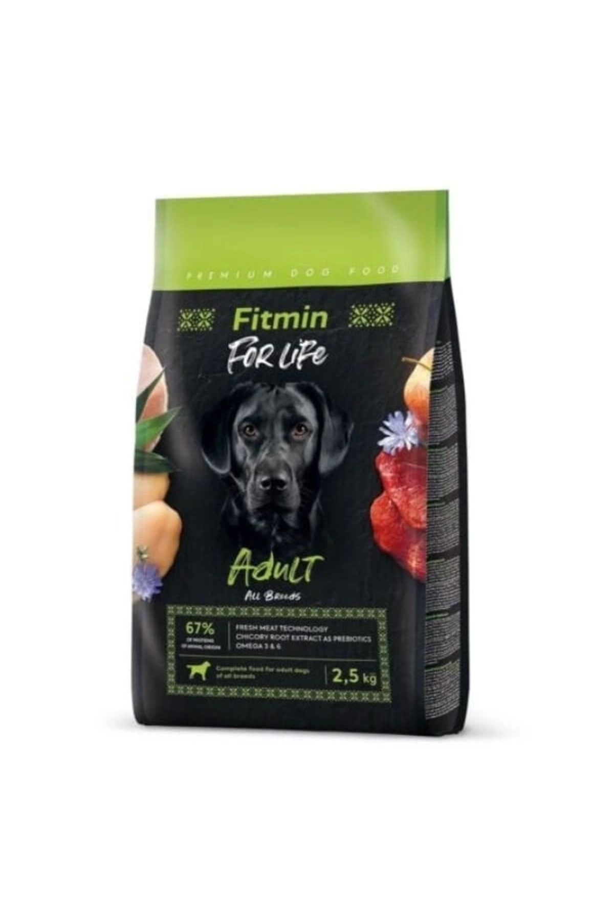ShopNova Fitmin For Life Tüm Irklar için Kümes Hayvanlı Yetişkin Köpek Maması 2.5 Kg