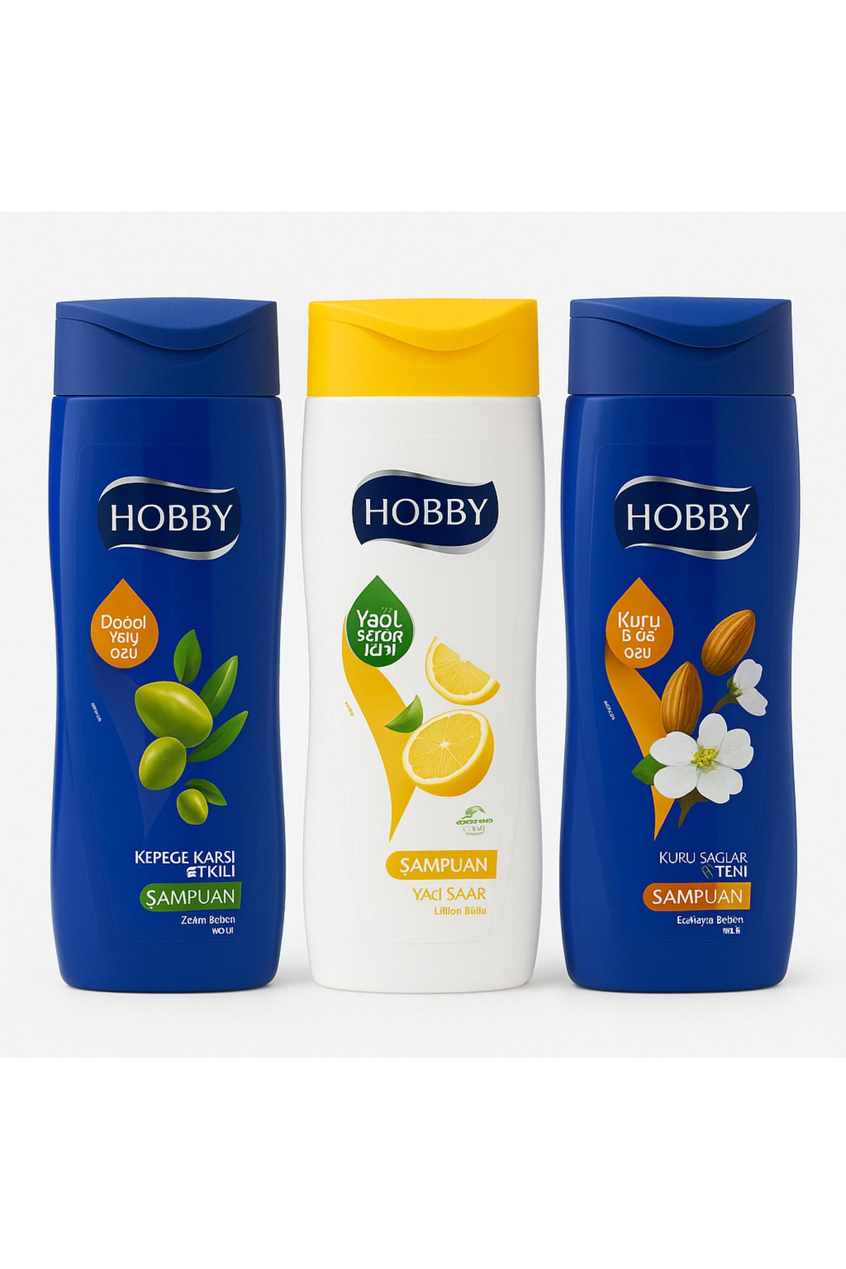 Hobby Şampuan Karma Çeşit 500 ml *3 adet