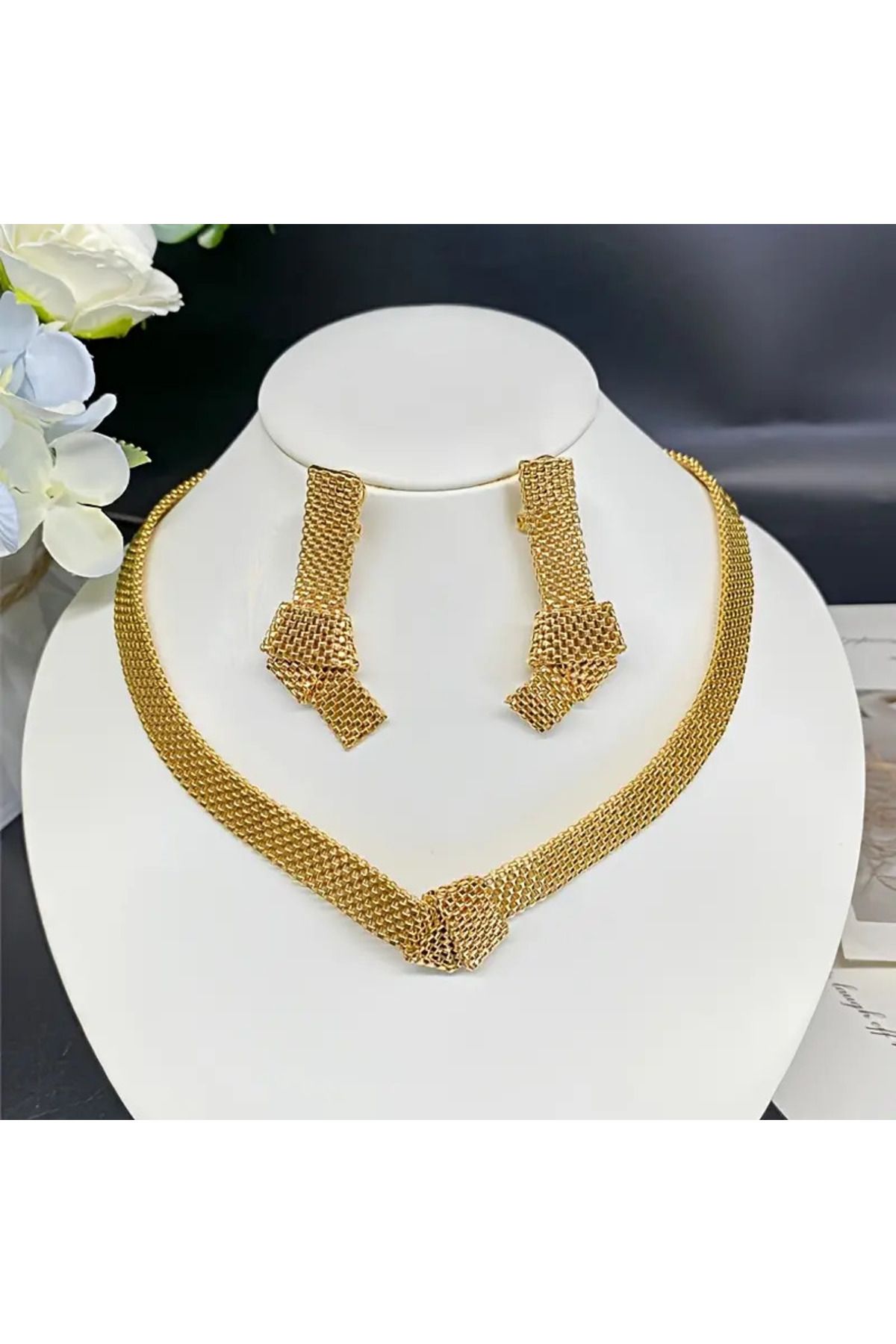 byozanyılmaz ALTIN KAPLAMA HASIR SET