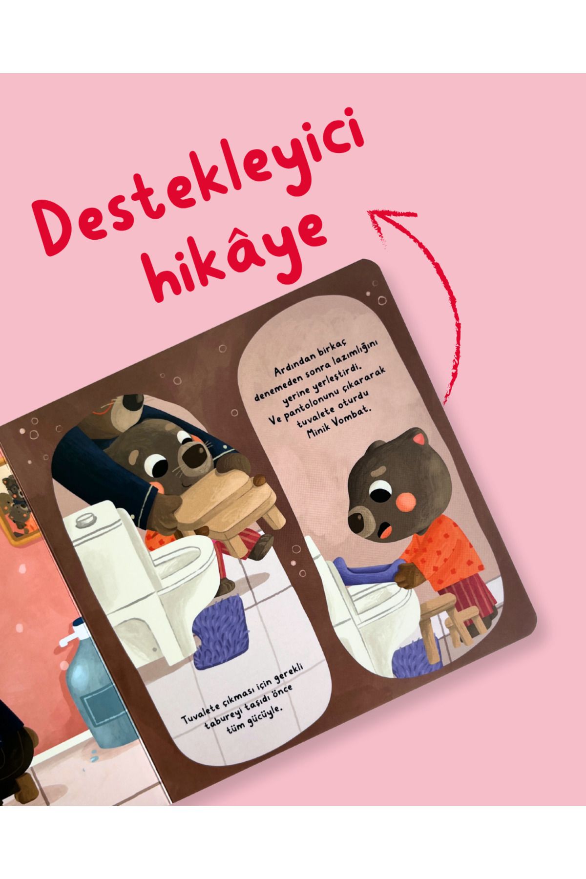 Sincap Kitap Kendi Başıma tuvalet (Boncuklu Kitap)