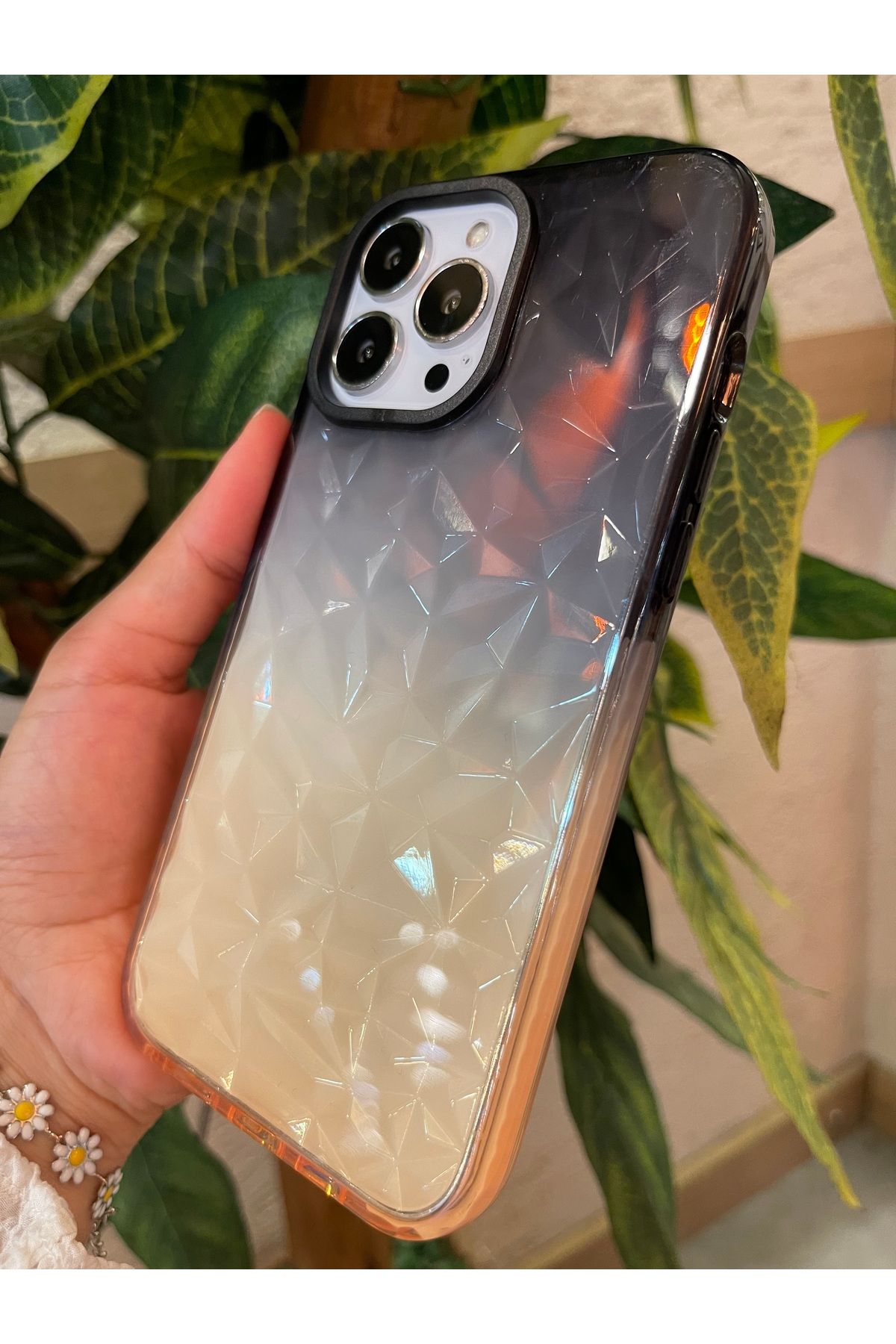 RİZVO Iphone 13 PRO MAX Uyumlu Impact Serisi Lüks Darbe Emici Kaymaz Esnek Silikon Şeffaf Kılıf