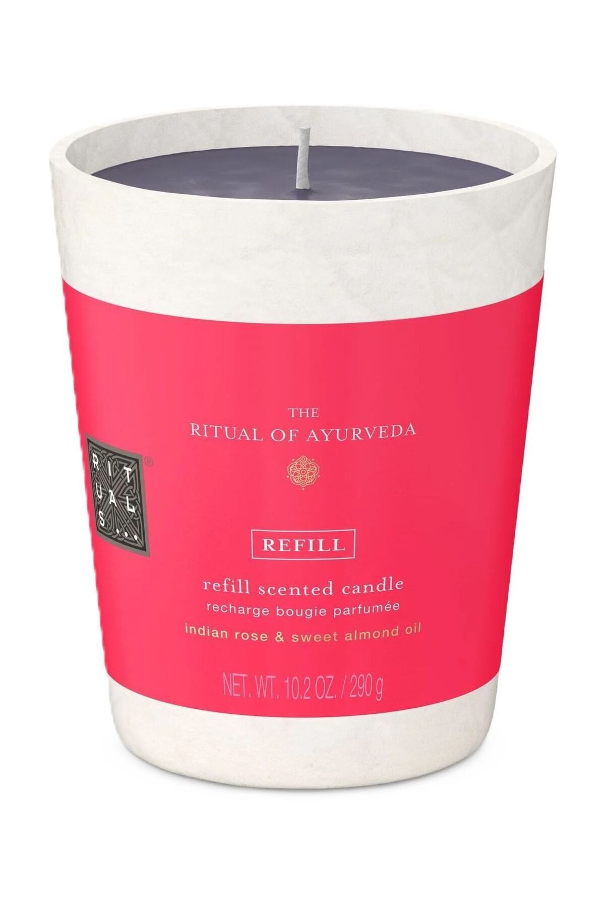 Rituals The Ritual of Ayurveda Kokulu Mum 290g, Yeniden Doldurulabilir ve Bitkisel Dekoratif Mum