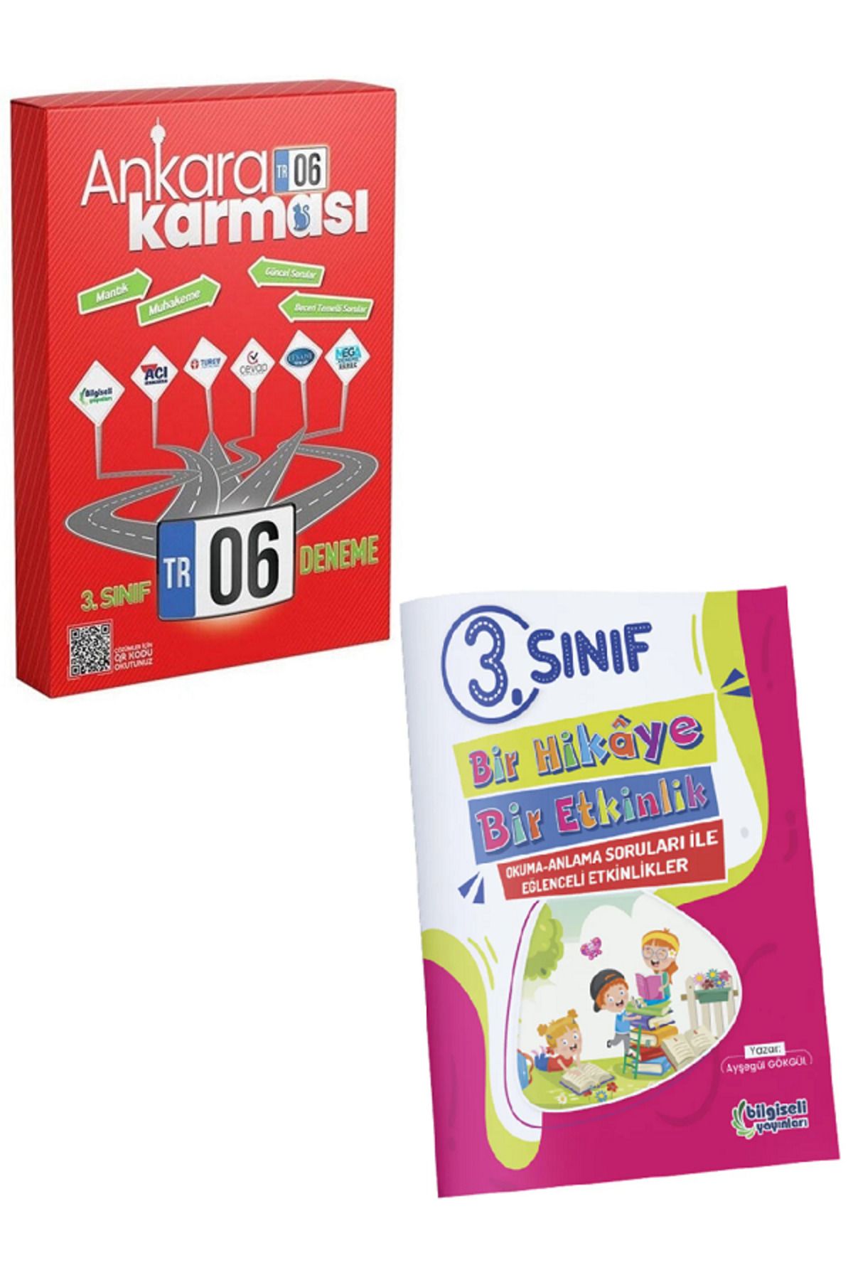 Efsane Yayınları 3.Sınıf Ankara Karması Tüm Dersler 6'Lı Denemeler + 3.Sınıf Bir Gün Hikaye Bir Gün Etkinlik /2 KİTAP