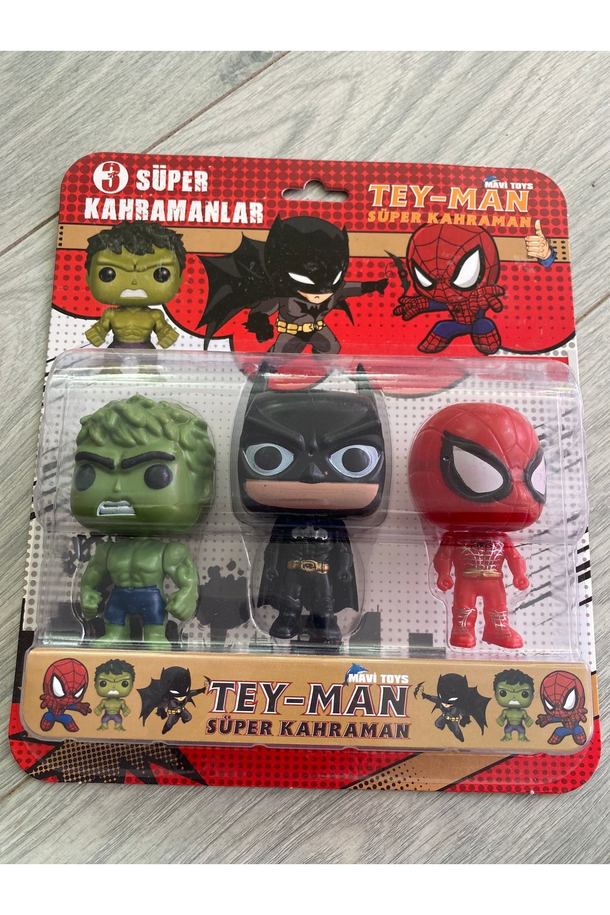 Toys 3 lü süper kahramanlar
