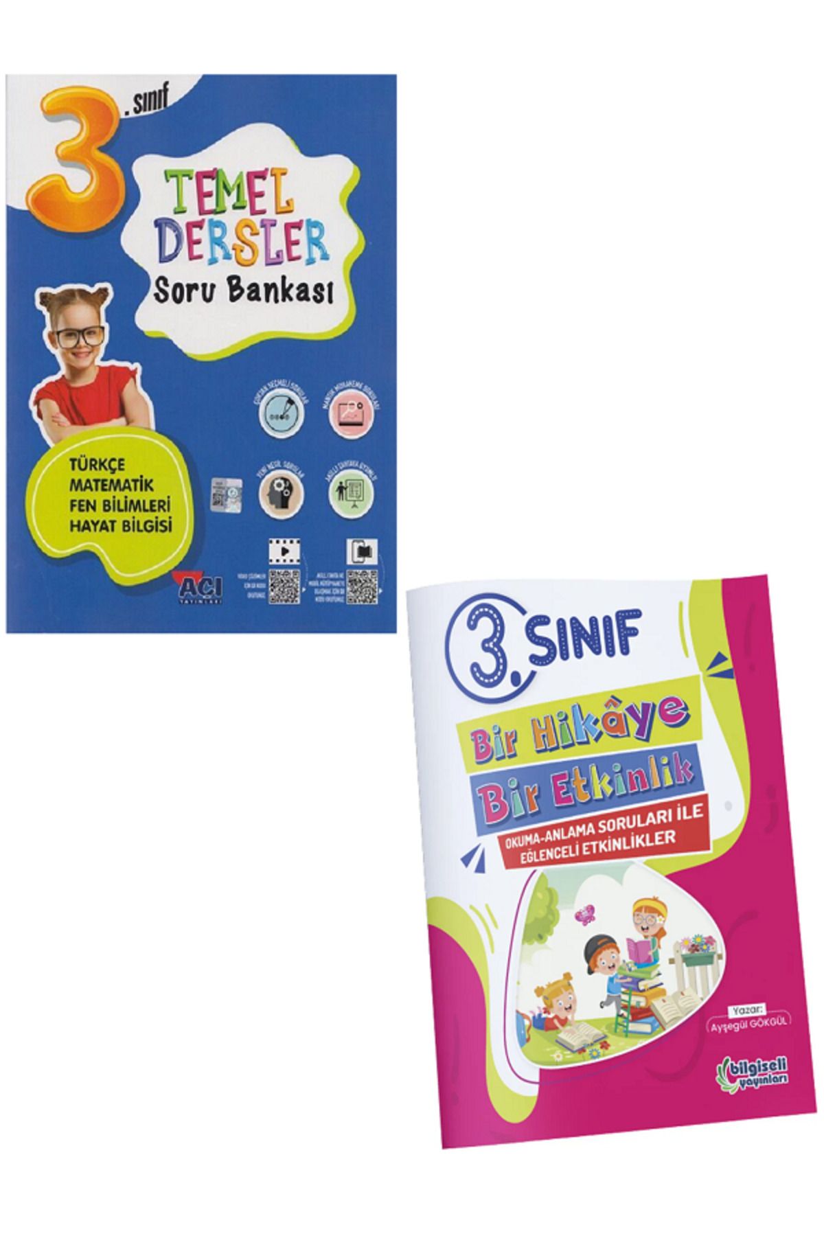 Efsane Yayınları 3.Sınıf Açı Temel Dersler Soru Bankası + 3.Sınıf Bir Gün Hikaye Bir Gün Etkinlik / 2 KİTAP
