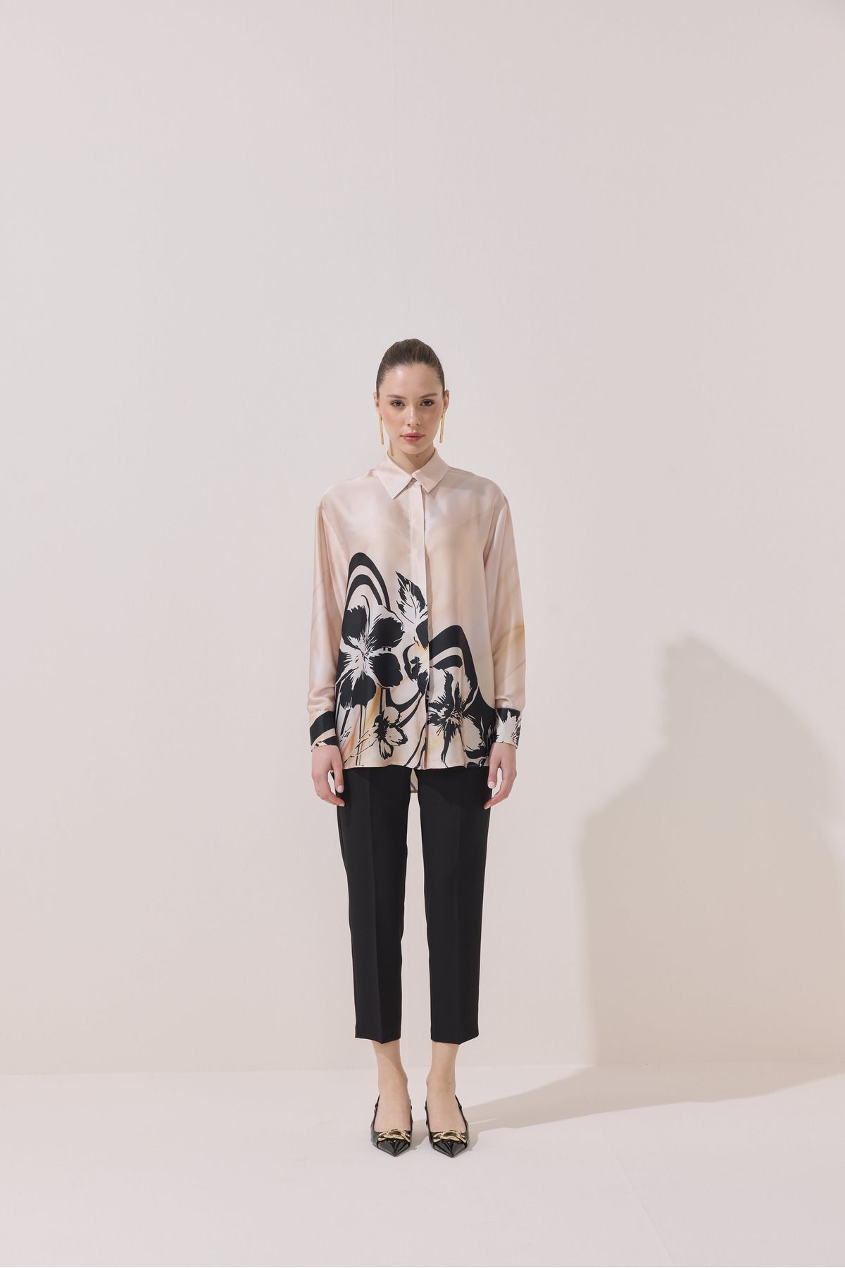 NUR KALAY COLLECTION İPEK SATEN BLUZ
