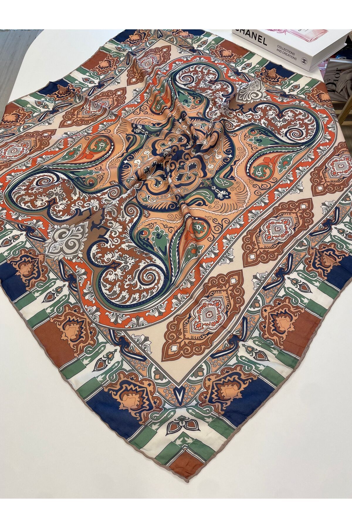 MENESSA Pamuk Soft Etro Eşarp