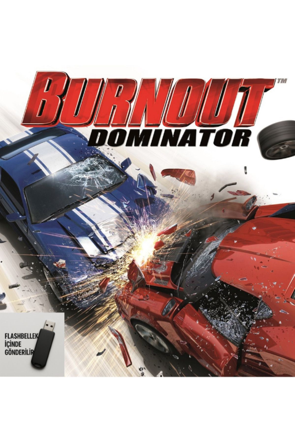 Tigdes 🎮 Burnout Dominator PC Oyunu | Flash Bellekli Kolay Kurulum | Windows Uyumlu Yarış Oyunu