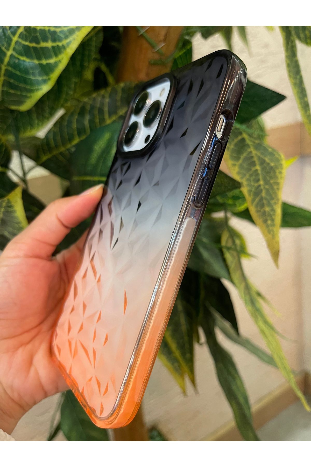 RİZVO Iphone 13 PRO MAX Uyumlu Impact Serisi Lüks Darbe Emici Kaymaz Esnek Silikon Şeffaf Kılıf