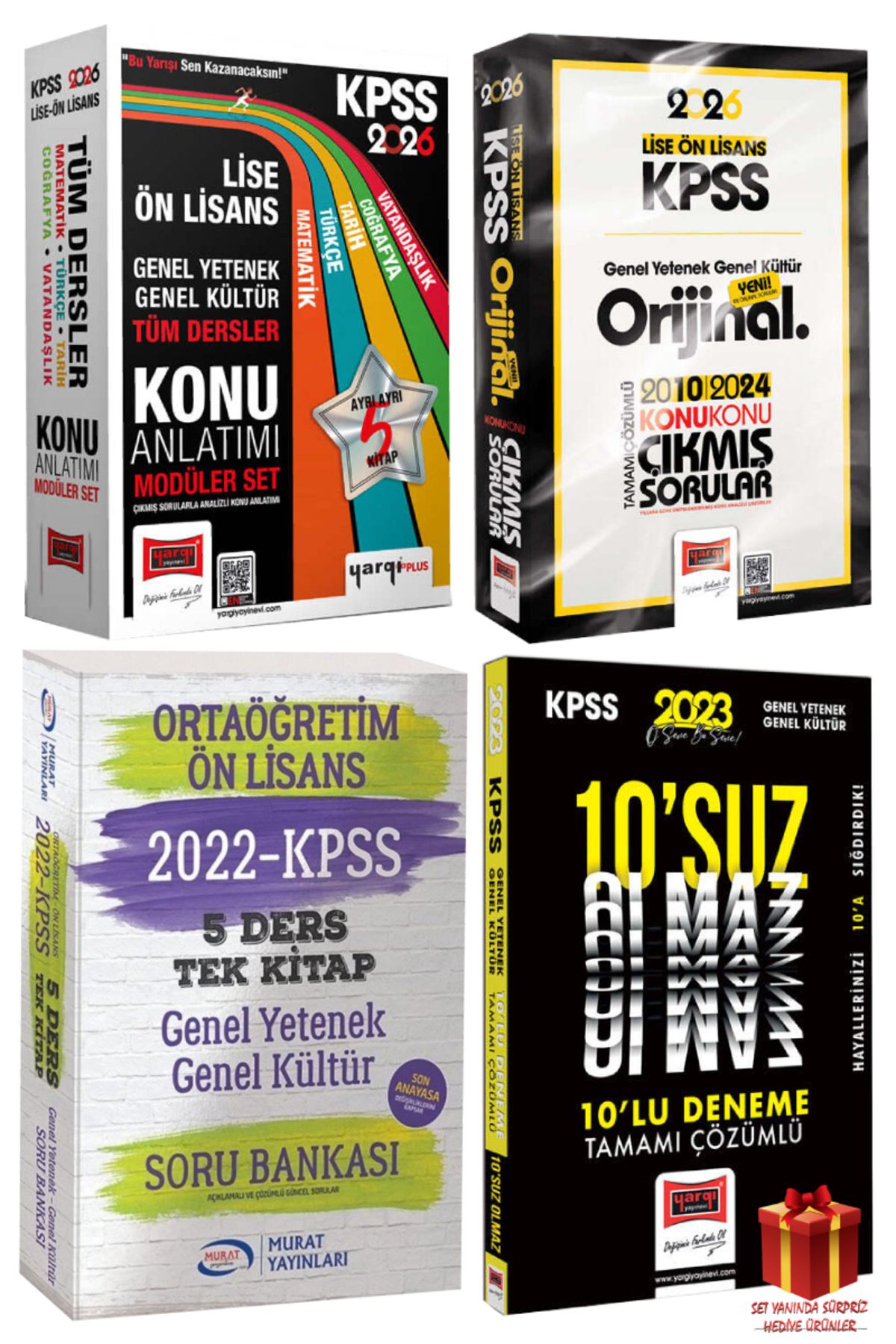 Pegem Akademi Yayıncılık 2026 Yargı Lise Ön Lisans GYGK Konu Anlatım+Çıkmış Sorular+Lise Ön Lisans Soru Bankası+Deneme
