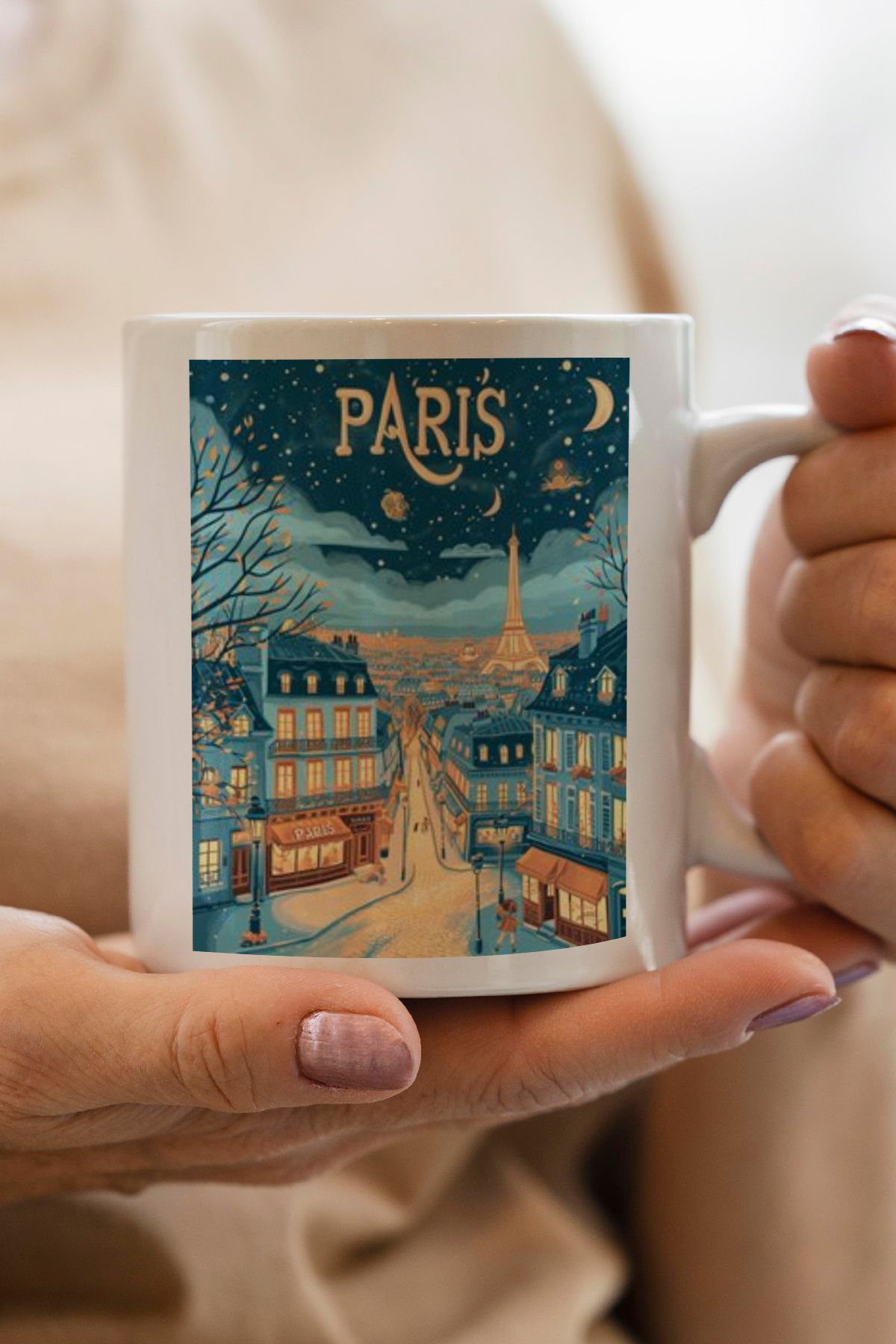 South Steel Paris Baskılı Kupa Bardak
