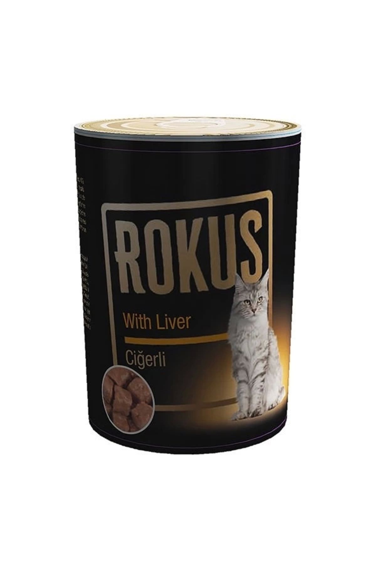 ShopNova Rokus Ciğerli Yetişkin Konserve Kedi Maması 410 Gr