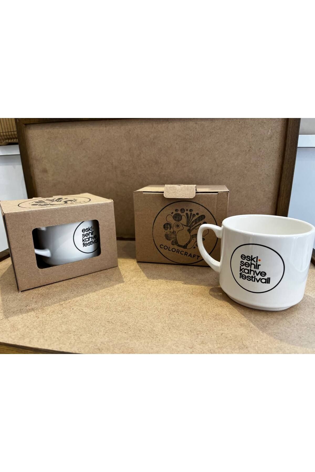 ColorCraft Eskişehir Kahve Festivali Logolu Filtre Kahve, Espresso ve Kahve Bardağı
