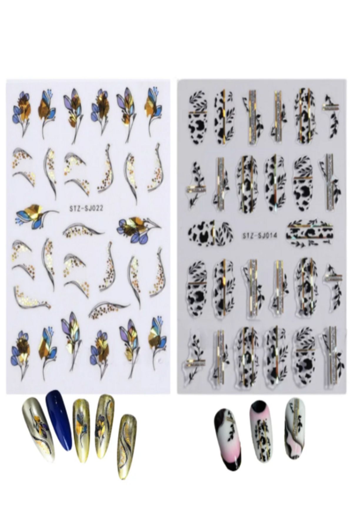 Defnail Tırnak Sticker Tırnak Süsleme 2li