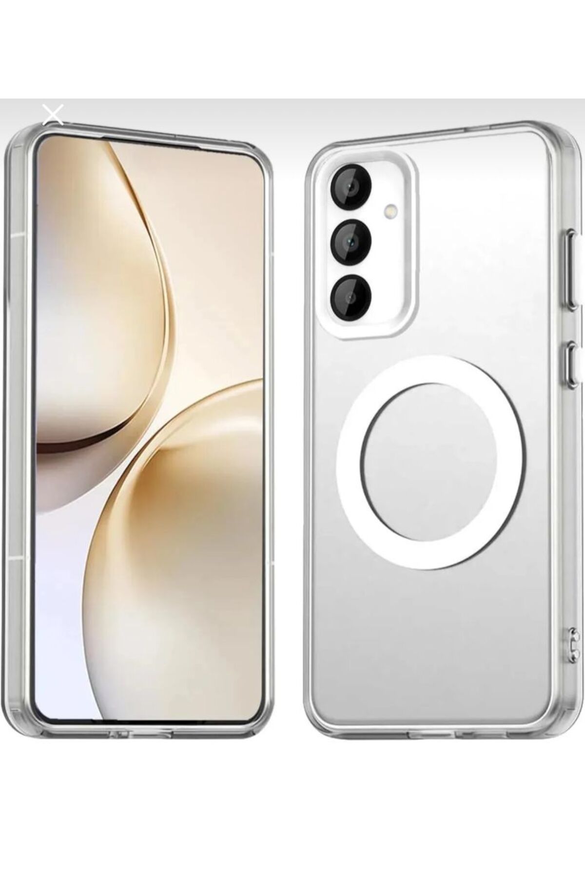 BerTech MED Samsung Galaxy A55 Uyumlu Kablosuz Şarj Özelliği Aktif Çalışan Darbe Emici Özelliğe Sahip Mat Kılıf