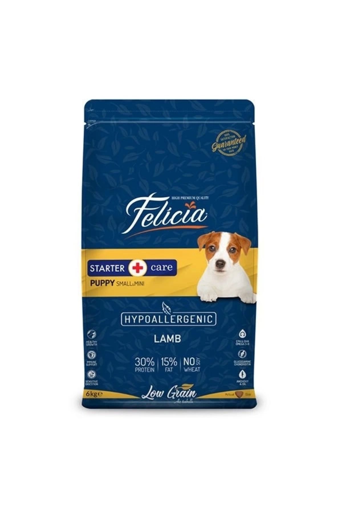 ShopNova Felicia Hipoalerjenik Kuzu Etli Küçük Irk Yavru Köpek Maması 6 Kg