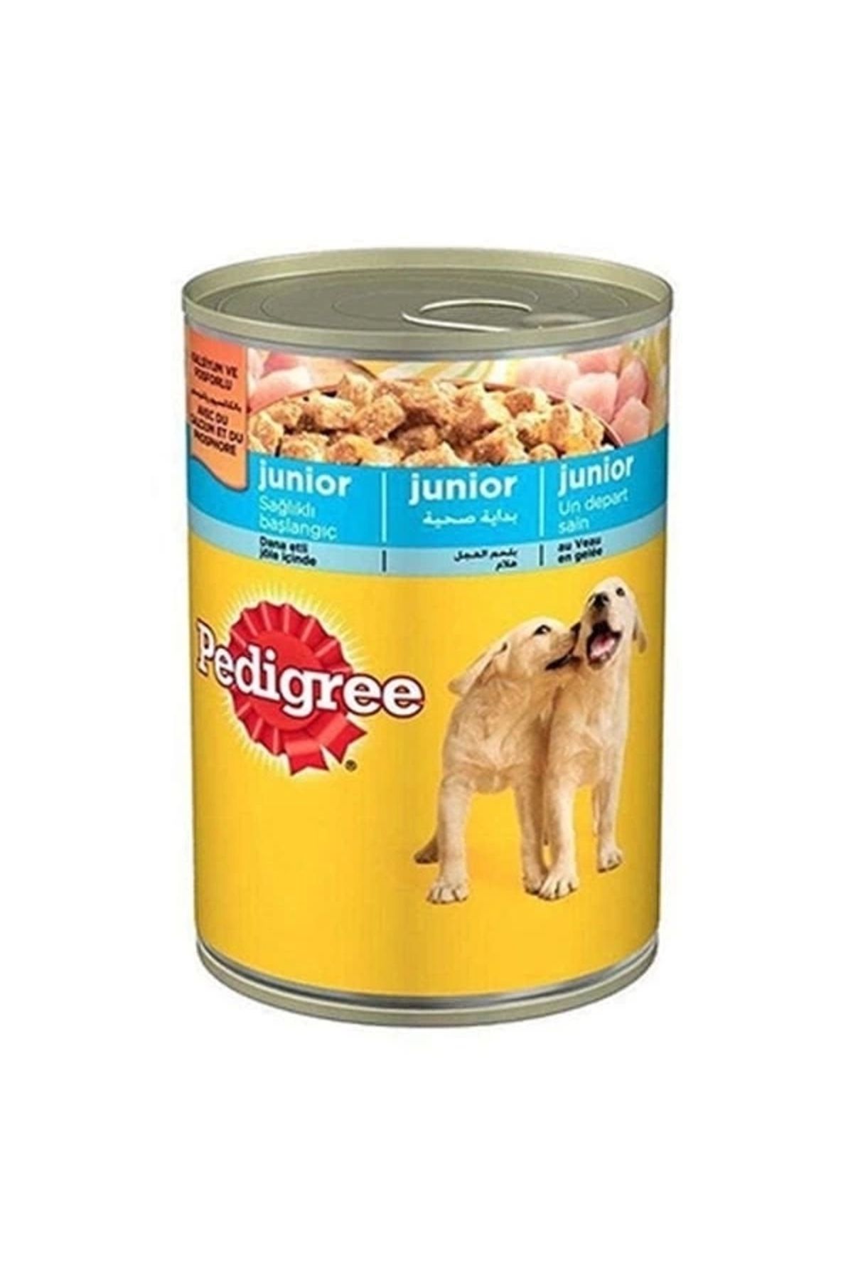 ShopNova Pedigree Junior Tavuklu Yavru Konserve Köpek Maması 400 Gr