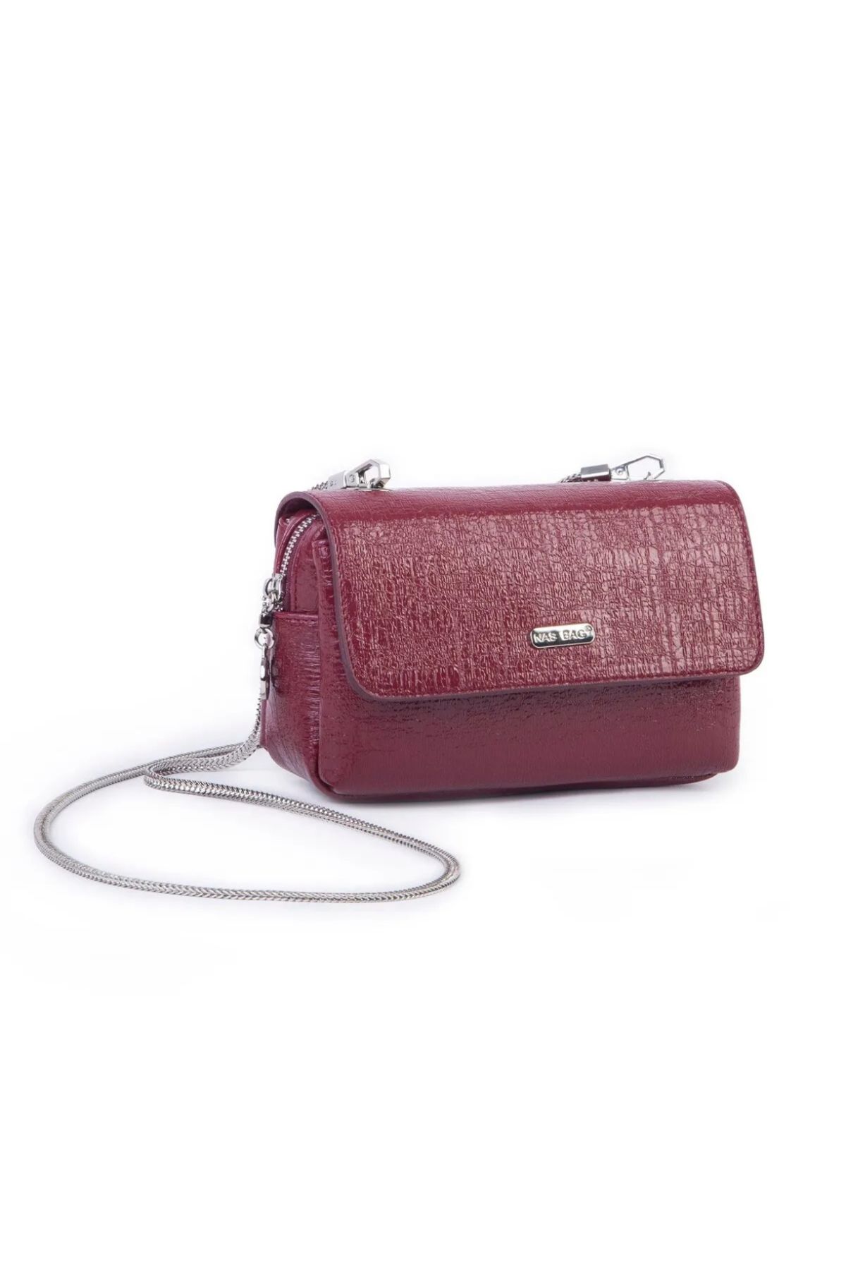 Nas Bag vera çanta Nas Bag Kadın Mini Zincirli Omuz ve Çapraz Çanta