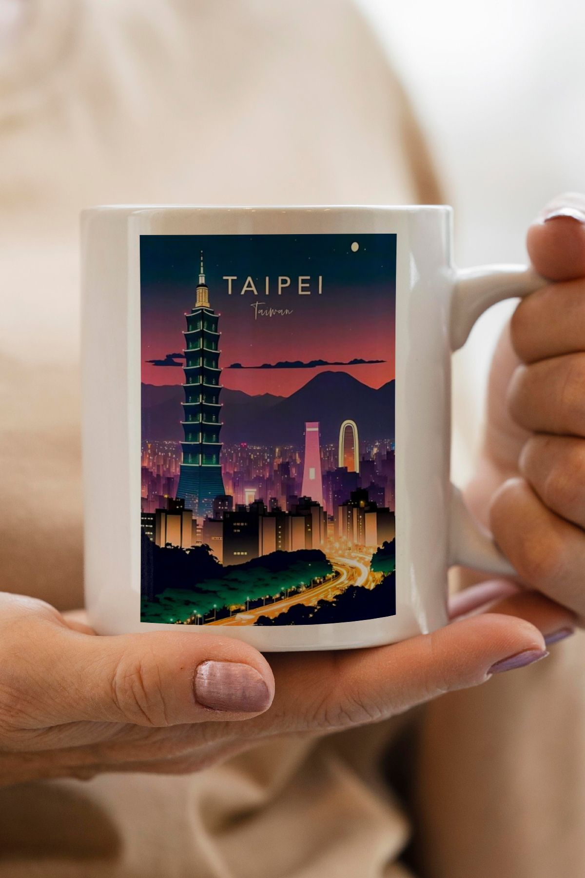South Steel Taipei Baskılı Kupa Bardak