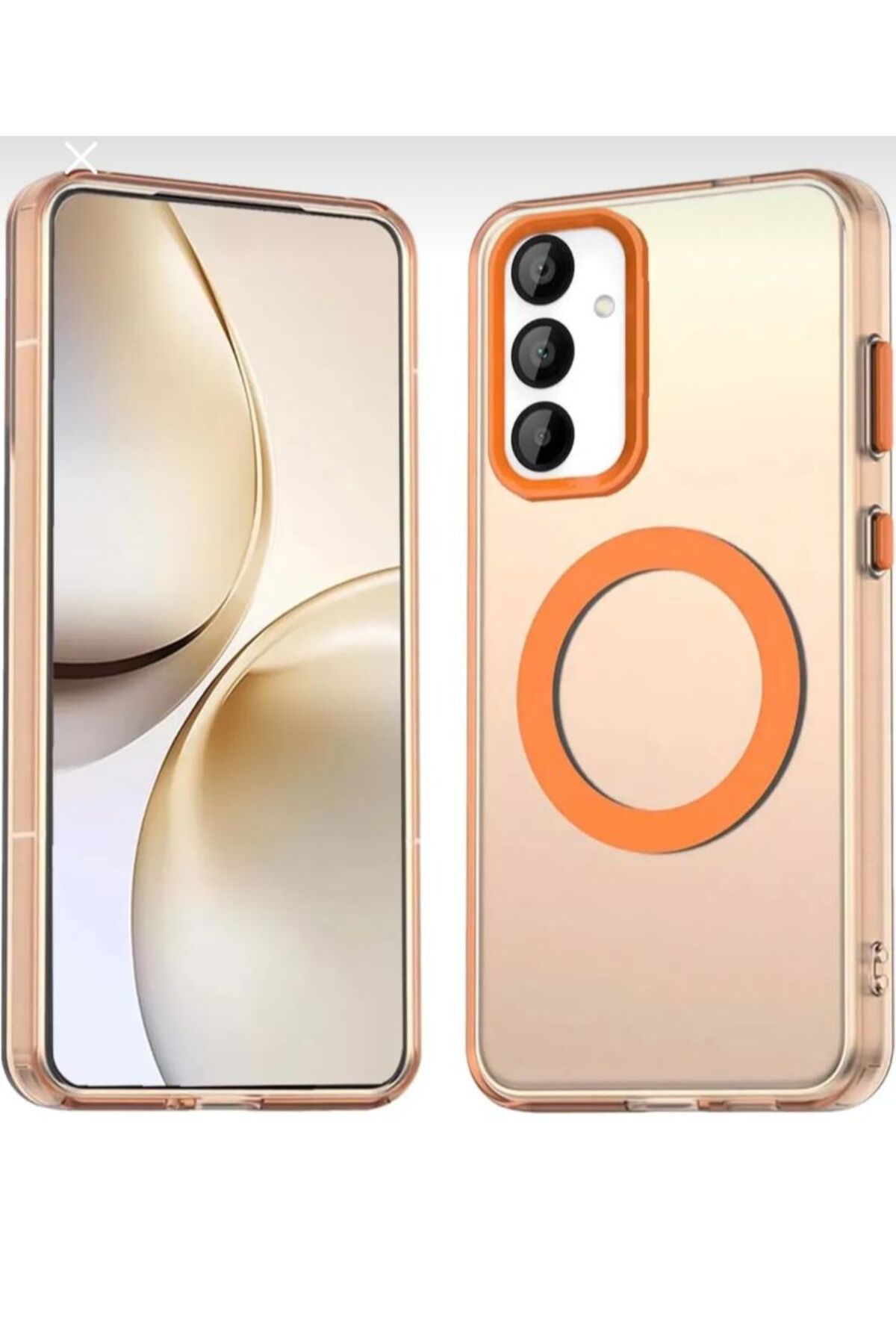 BerTech MED Samsung Galaxy A55 Uyumlu Kablosuz Şarj Özelliği Aktif Çalışan Darbe Emici Özelliğe Sahip Mat Kılıf