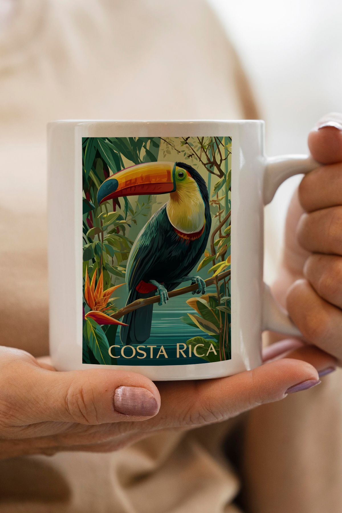 South Steel Costa Rica Baskılı Kupa Bardak