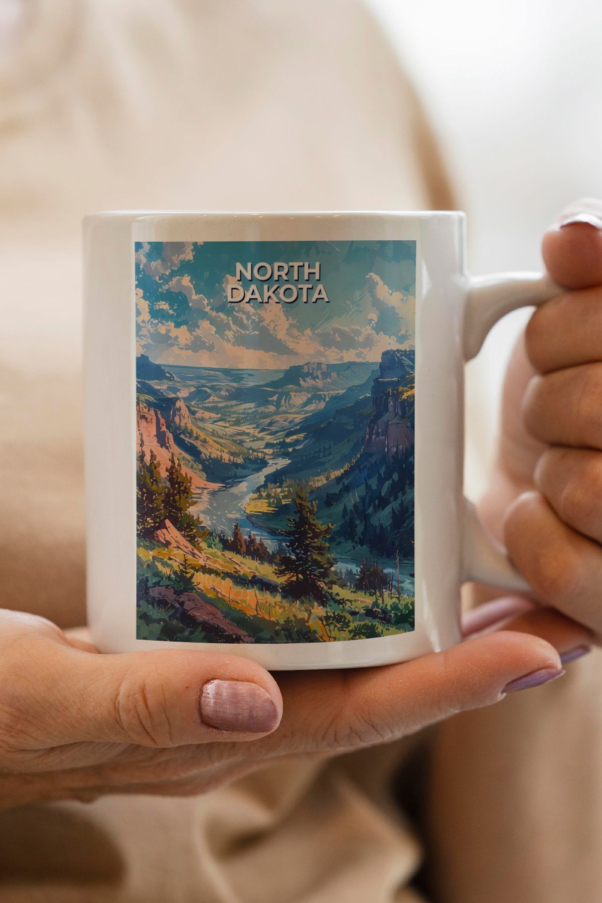 South Steel North Dakota Baskılı Kupa Bardak