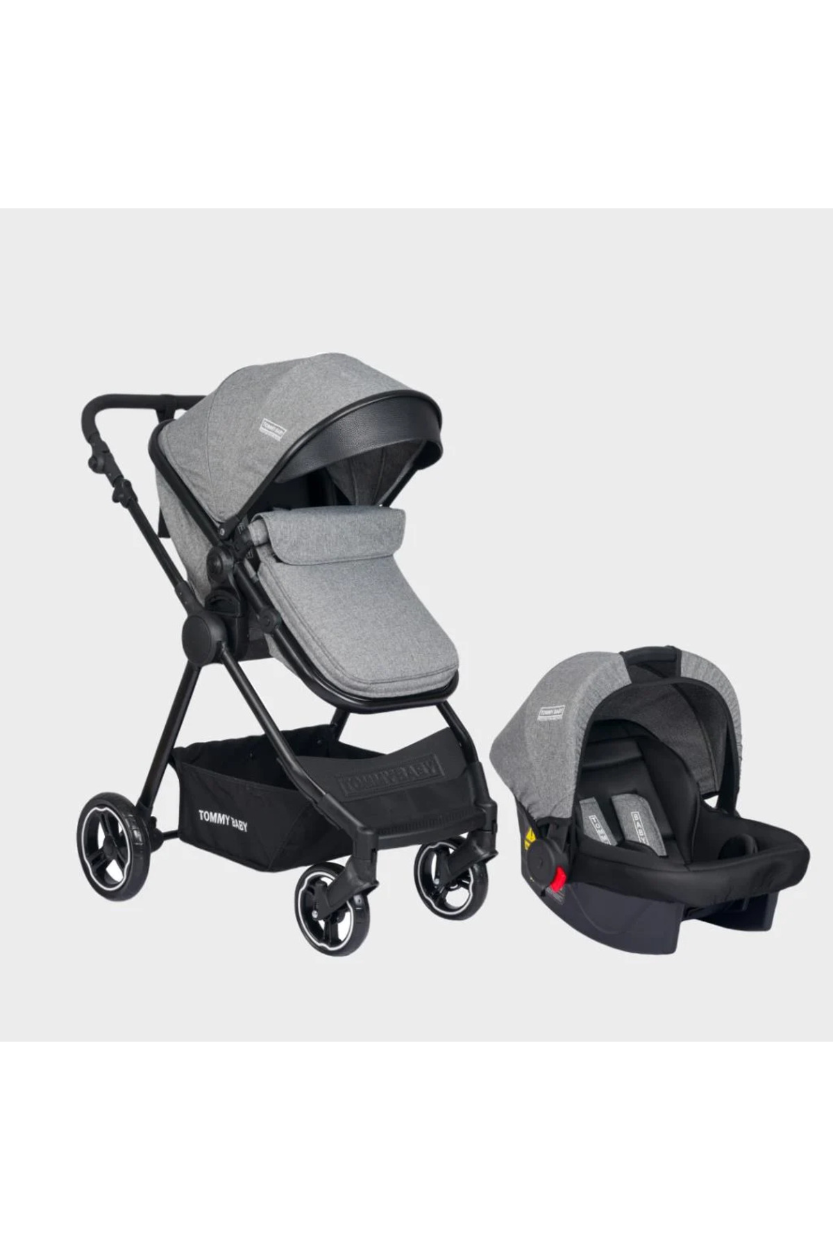 Calvin Baby 8 Parça Lüks Çeyiz Seti Travel Sistem Bebek Arabası,AnneYanı,AnaKucağı,Yatak,Kanguru,Çanta,Yağmurluk fotoğrafı 3 (önizleme)