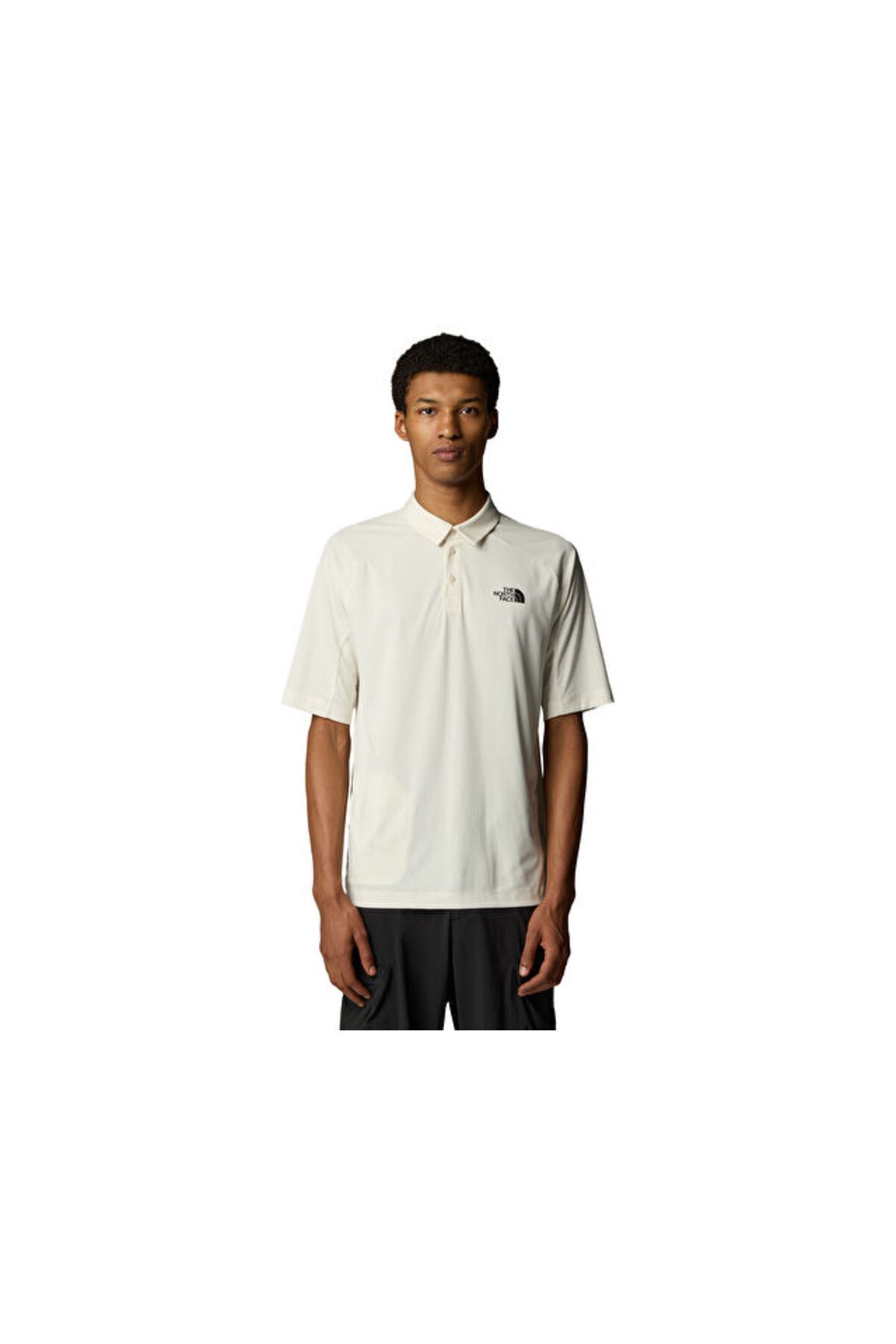 THE NORTH FACE M Packable Ss Polo Erkek Günlük Polo Yaka Tişört NF0A883KQLI1 Beyaz
