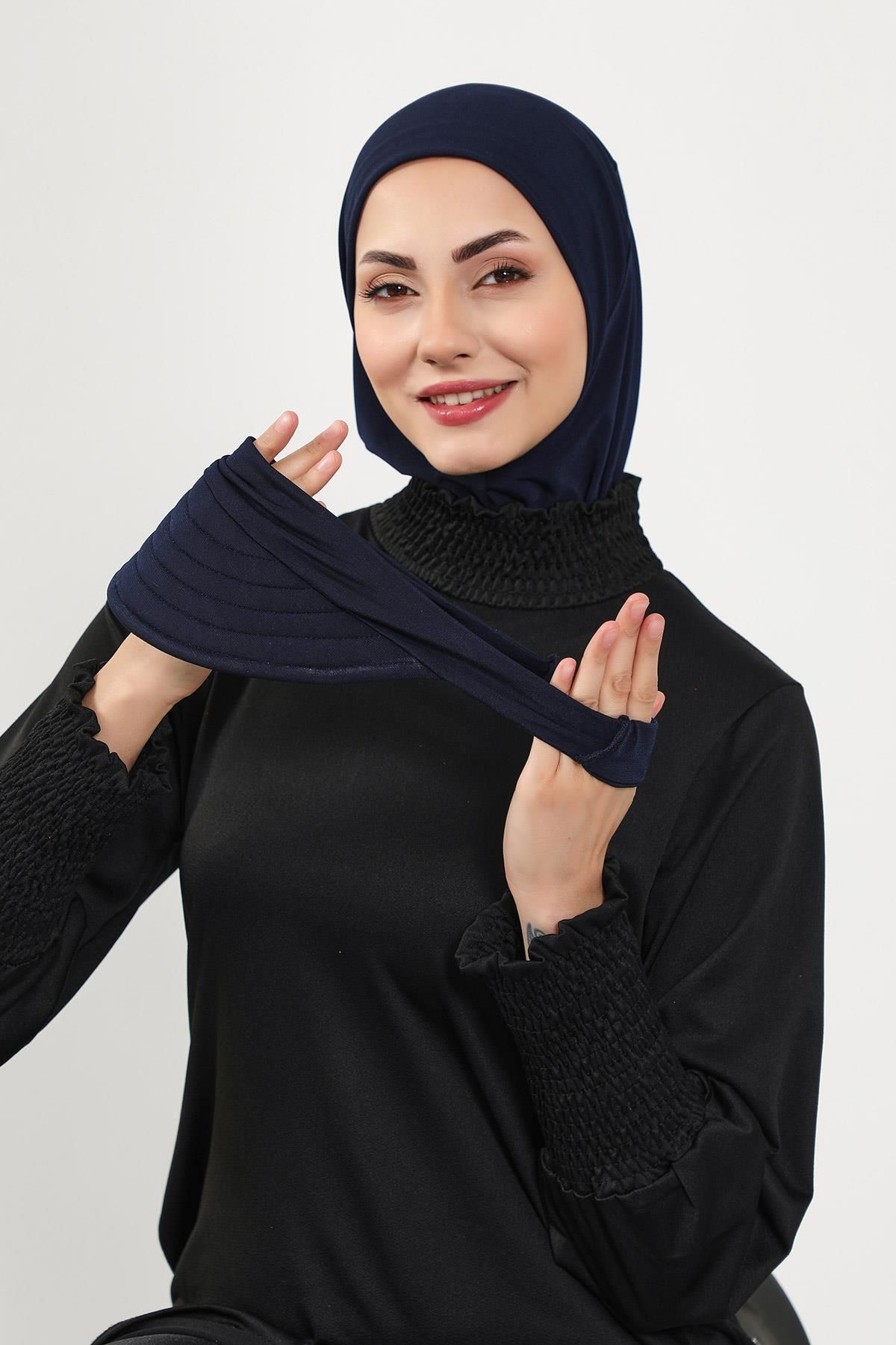 Aisha's Design Türban üzeri (Deniz,Havuz İçiin Uygun) Siperlik-Şapka,SP-5SN