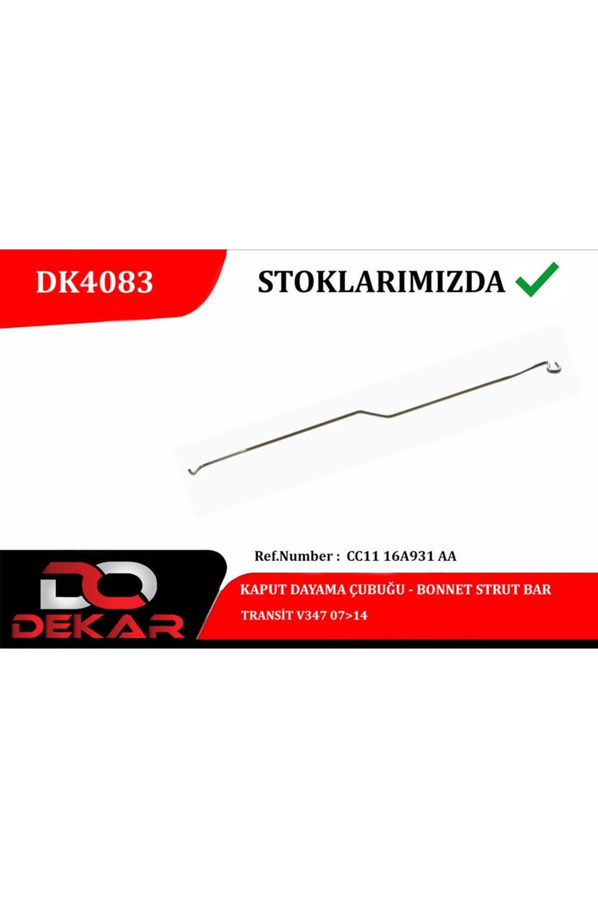 DEKAR KAPUT DAYAMA ÇUBUĞU TRANSİT V347 07 14 ALMLA uyumlu