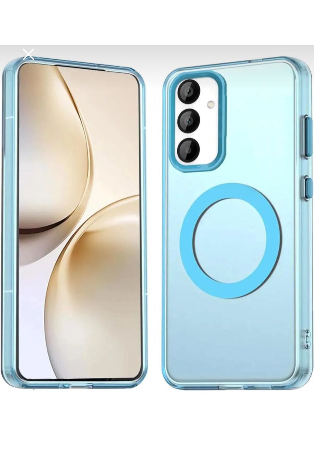 BerTech MED Samsung Galaxy A35 Uyumlu Kablosuz Şarj Özelliği Aktif Çalışan Darbe Emici Özelliğe Sahip Mat Kılıf