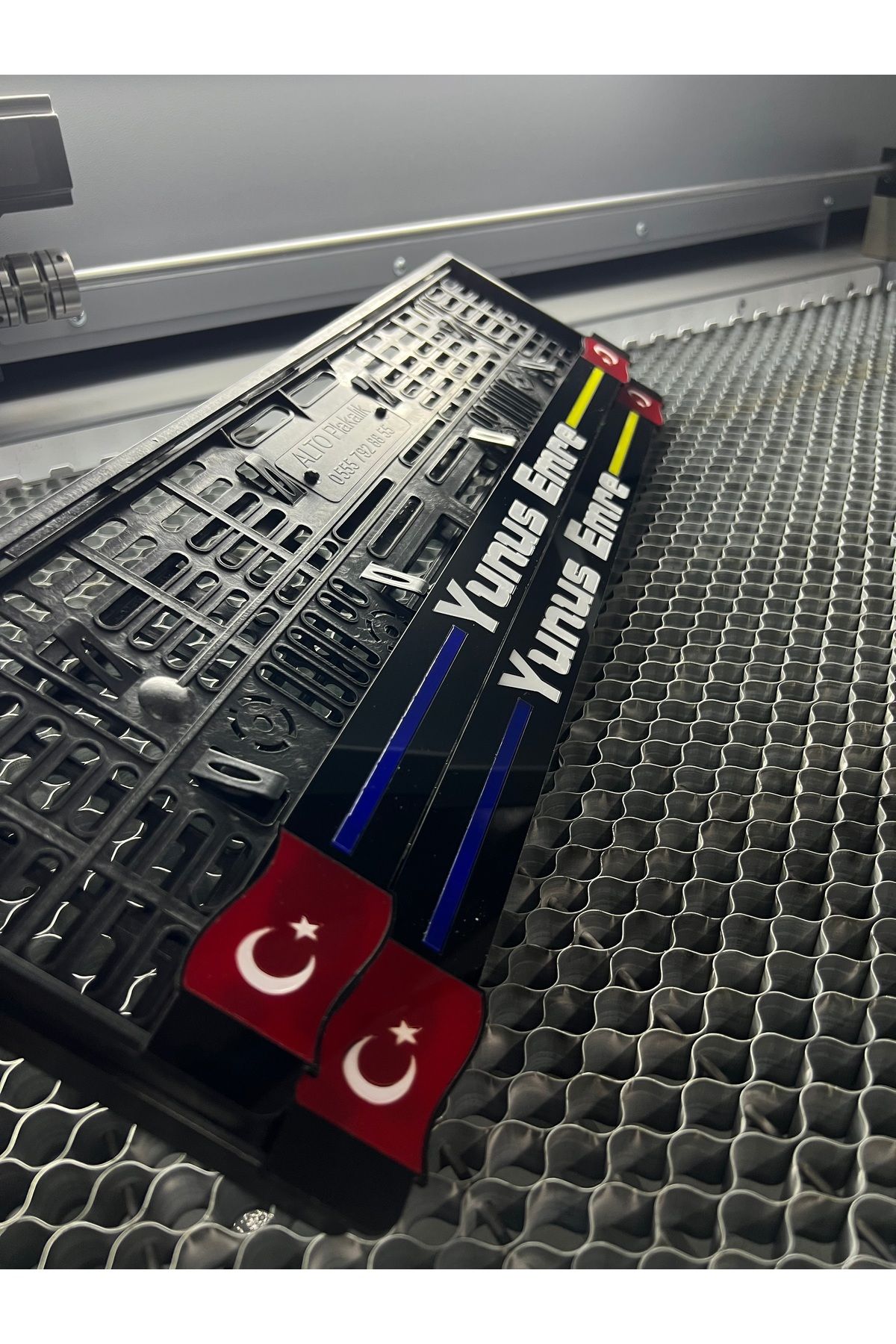 ARGECNC Oto plakalık harf logo gömmeli